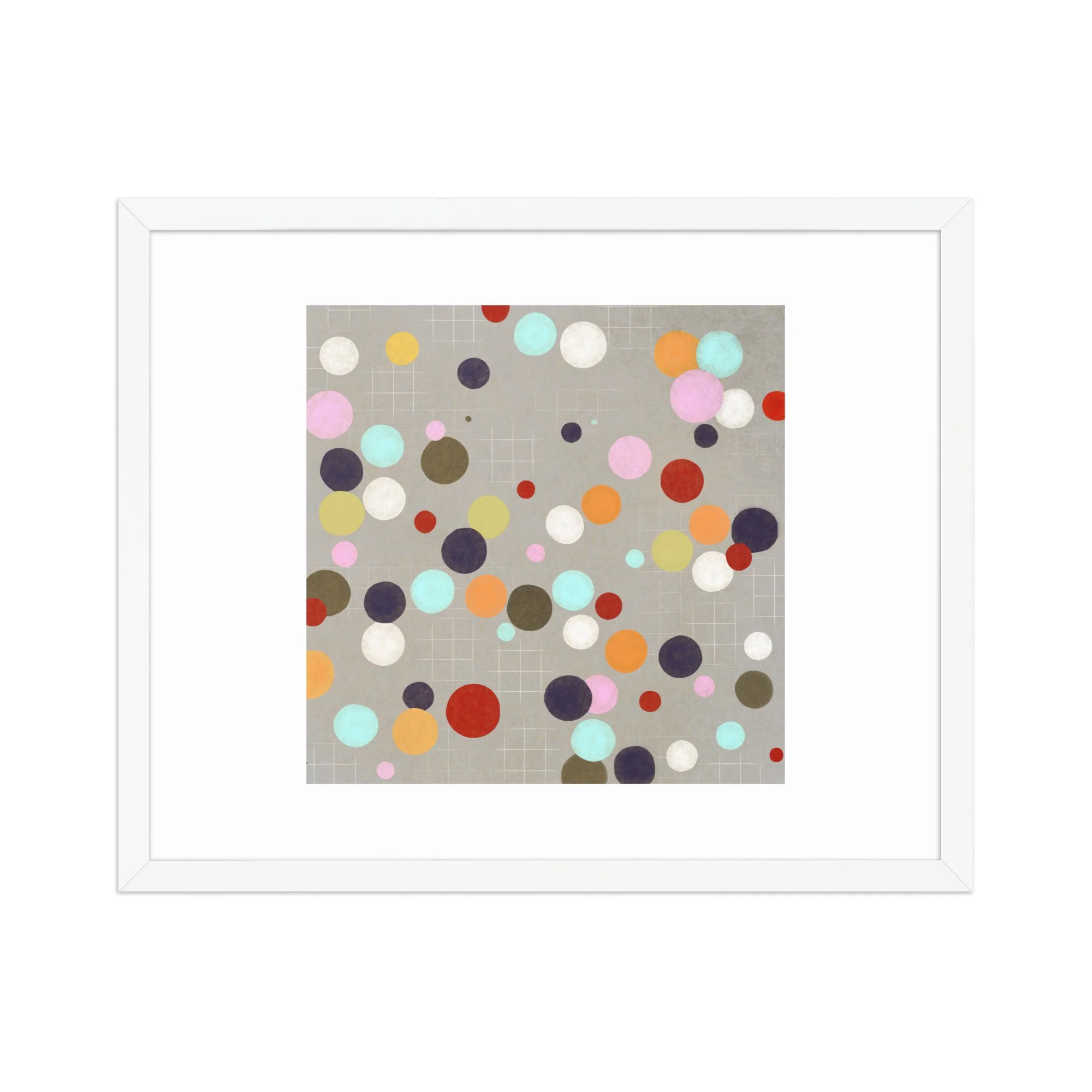 “Hopeful Dotty” (2025) Framed Art Print