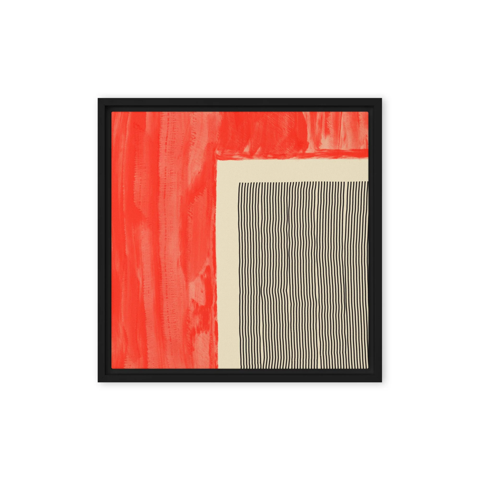 “Margot Sweep”(2026) Framed Art Print on Canvas