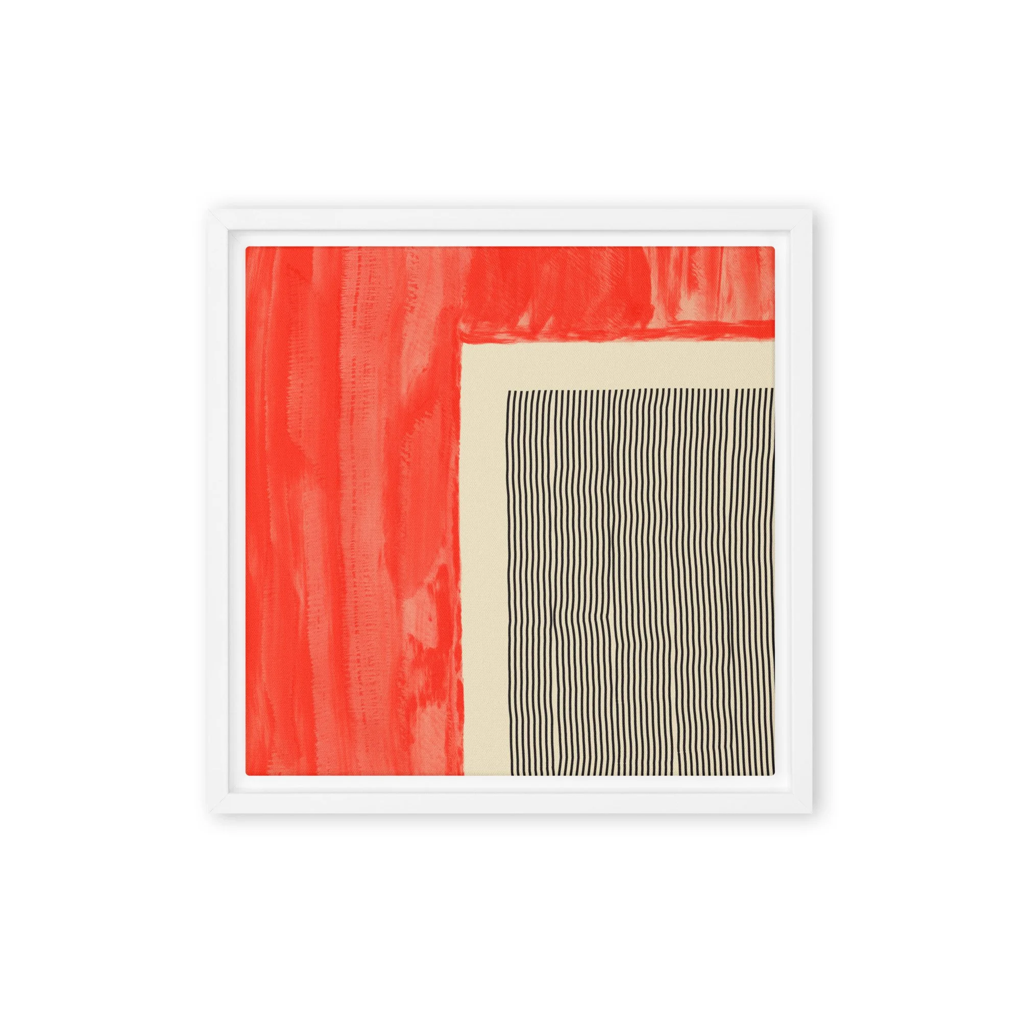 “Margot Sweep”(2026) Framed Art Print on Canvas