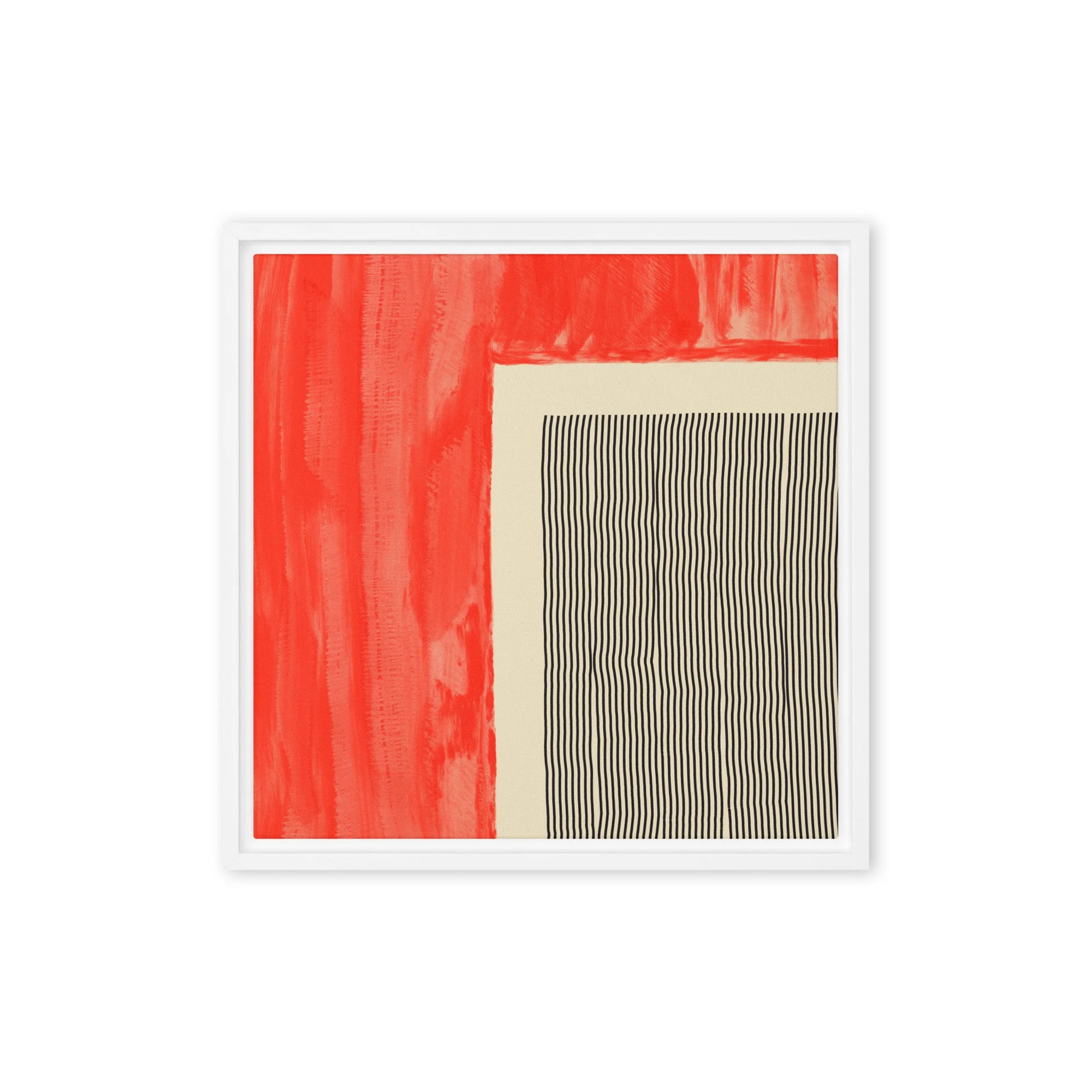 “Margot Sweep”(2026) Framed Art Print on Canvas