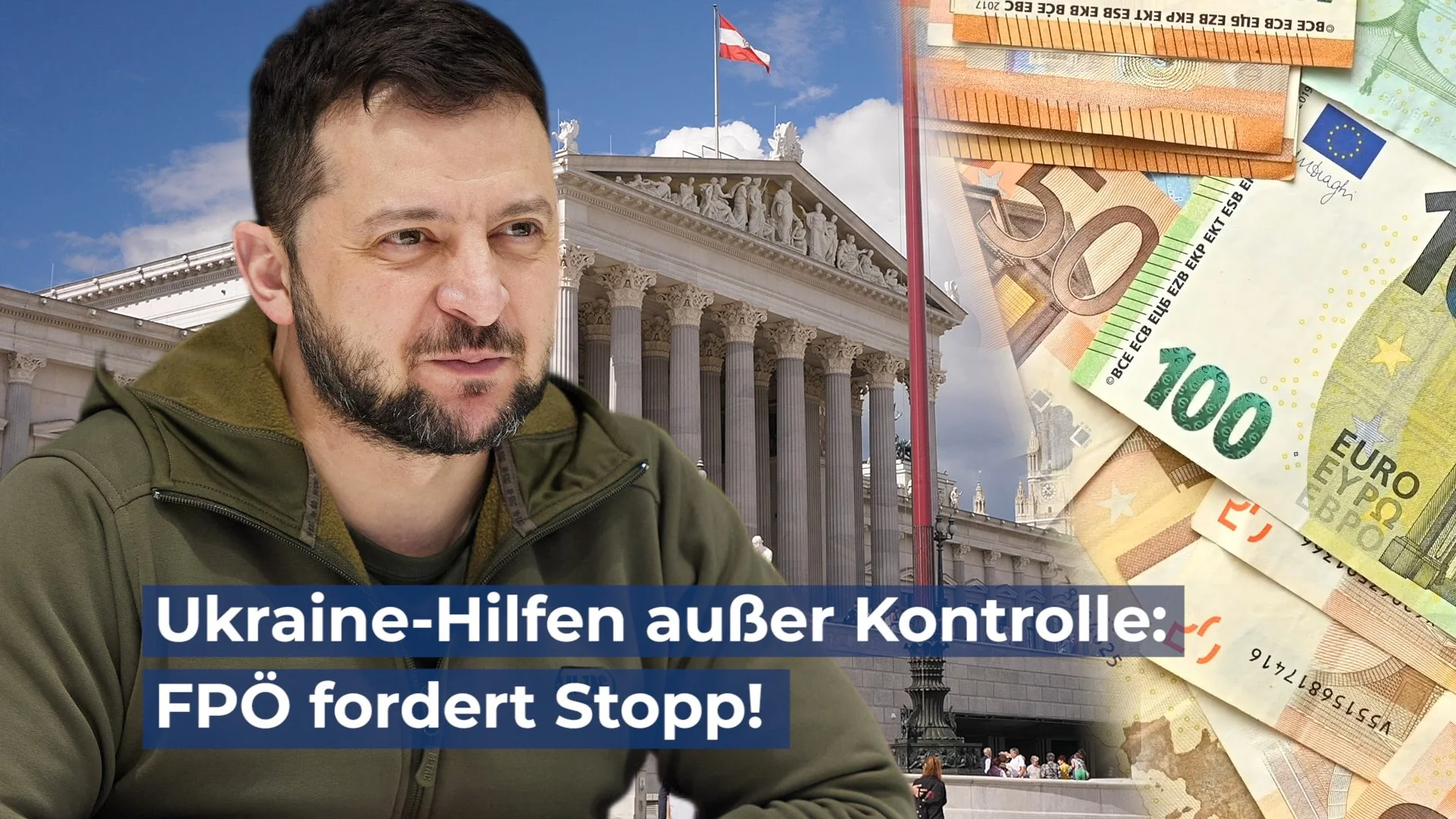 Ukraine-Hilfen außer Kontrolle: FPÖ fordert Stopp