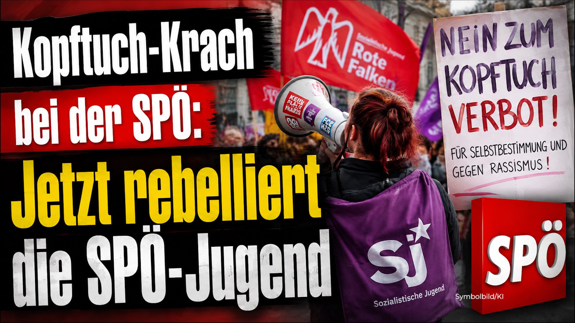 Kopftuch-Krach bei der SPÖ: Jetzt rebelliert die SPÖ-Jugend