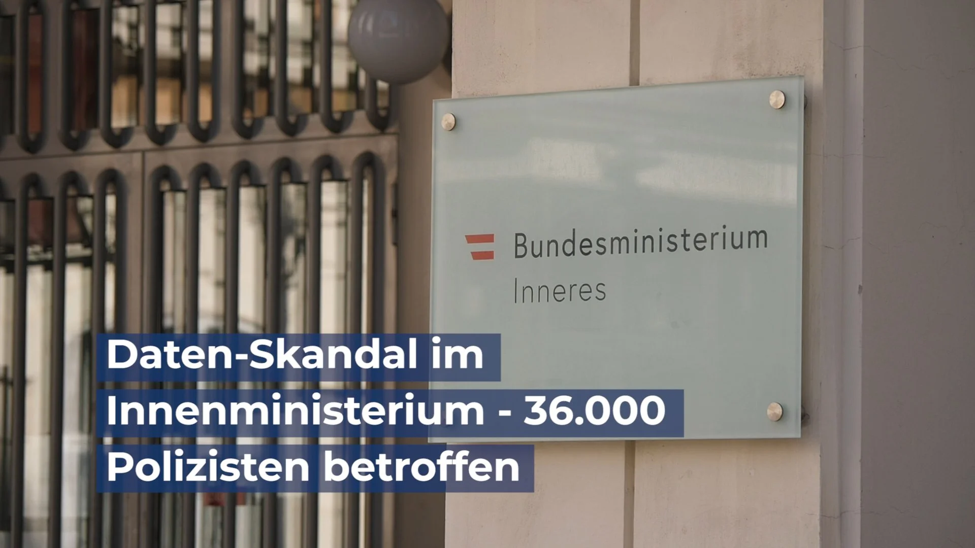 Daten-Skandal im Innenministerium - 36.000 Polizisten betroffen