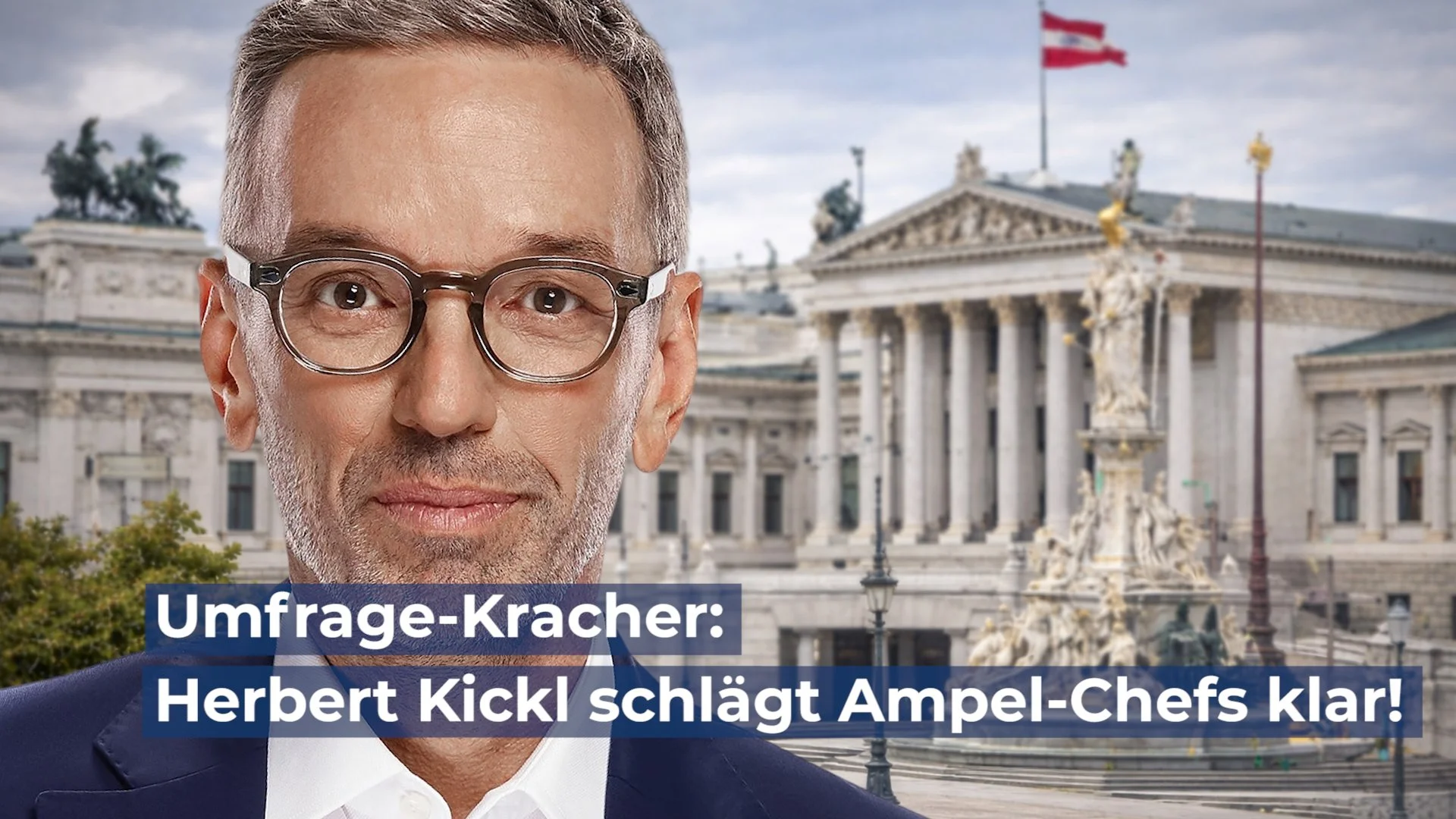 Umfrage-Kracher: Herbert Kickl schlägt Ampel-Chefs klar!
