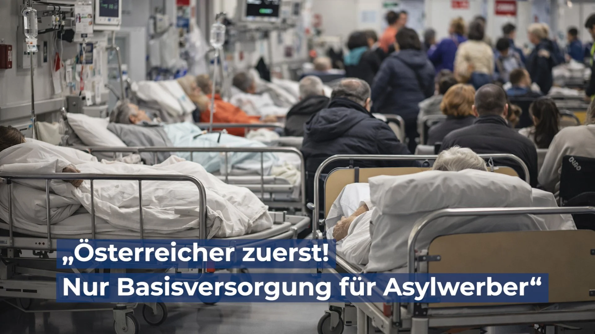 Ambulanzen überfüllt – Gesundheitssystem am Limit: FPÖ verlangt Vorrang für Österreicher