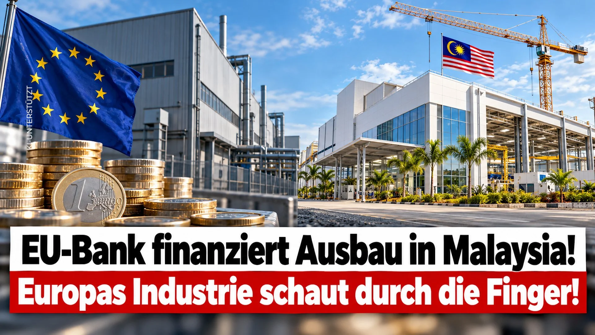EU-Bank finanziert Ausbau in Malaysia! - Europas Industrie schaut durch die Finger!