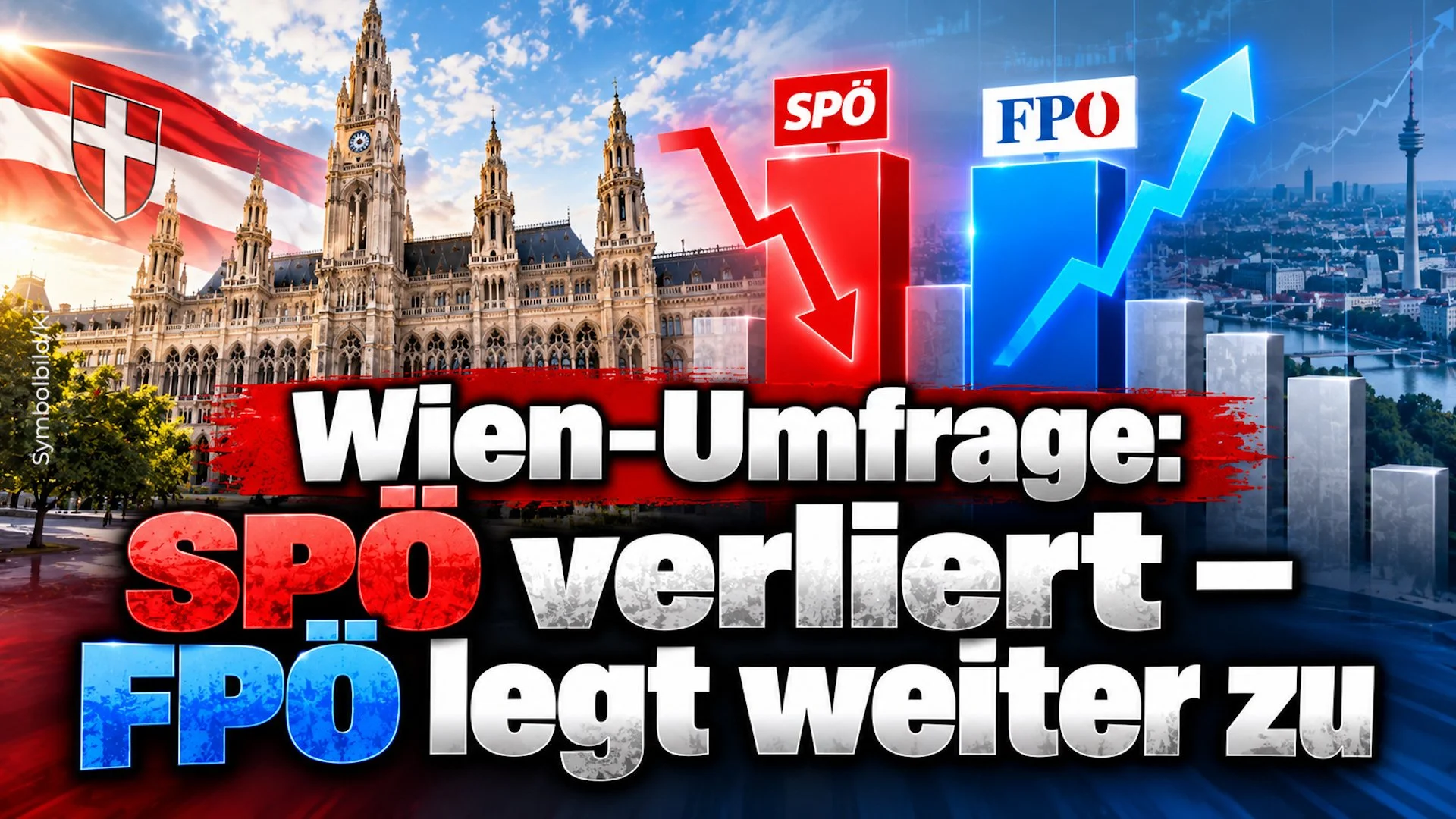 Wien-Umfrage: SPÖ verliert – FPÖ legt weiter zu