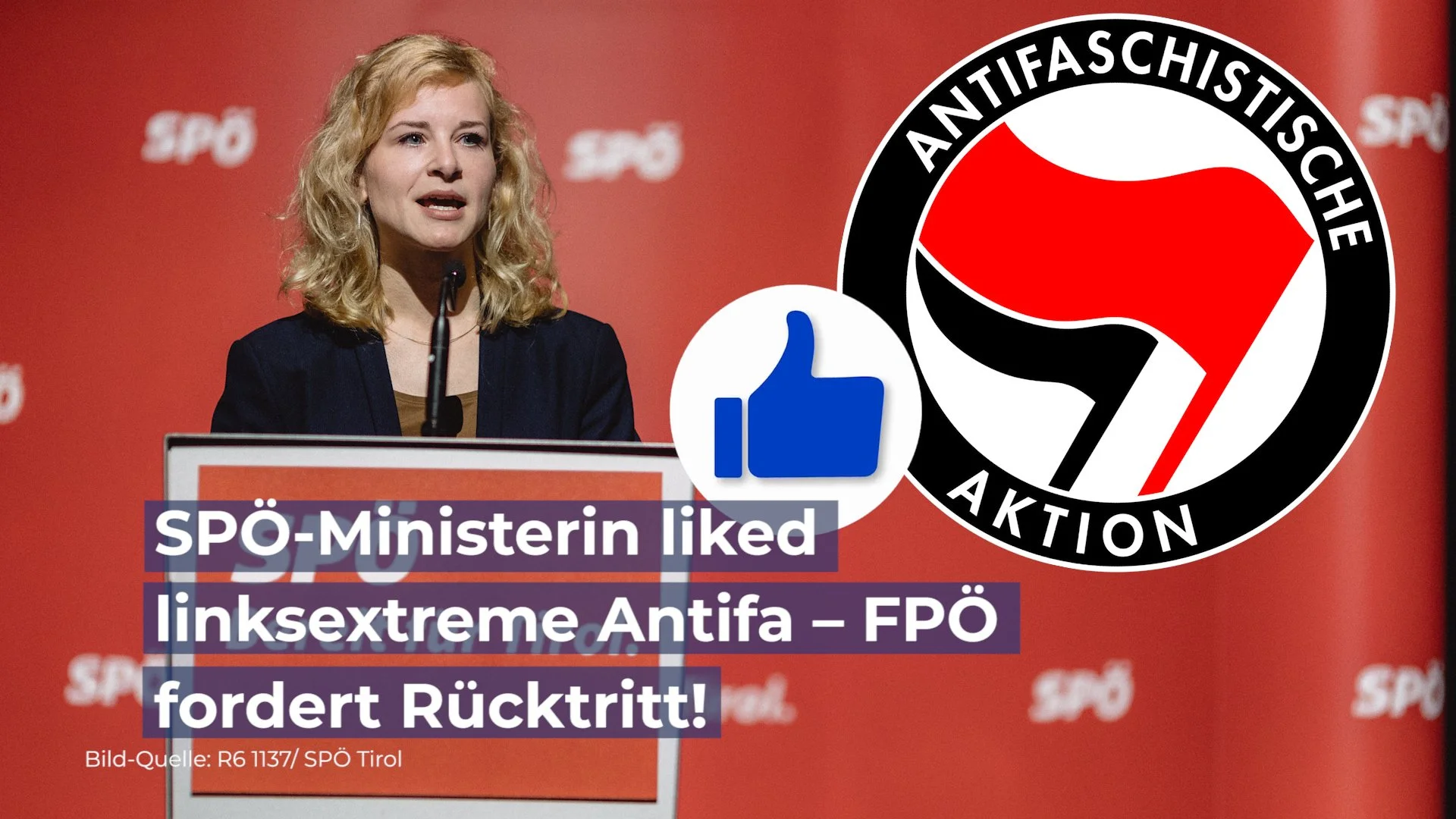 SPÖ-Ministerin liked linksextreme Antifa – FPÖ fordert Rücktritt