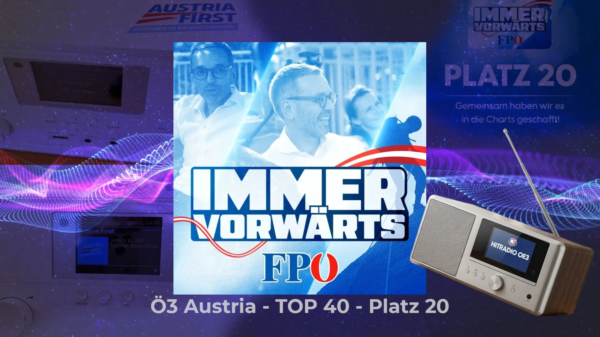 Ö3‑Hammer: FPÖ‑Song erobert die Top 40 Charts