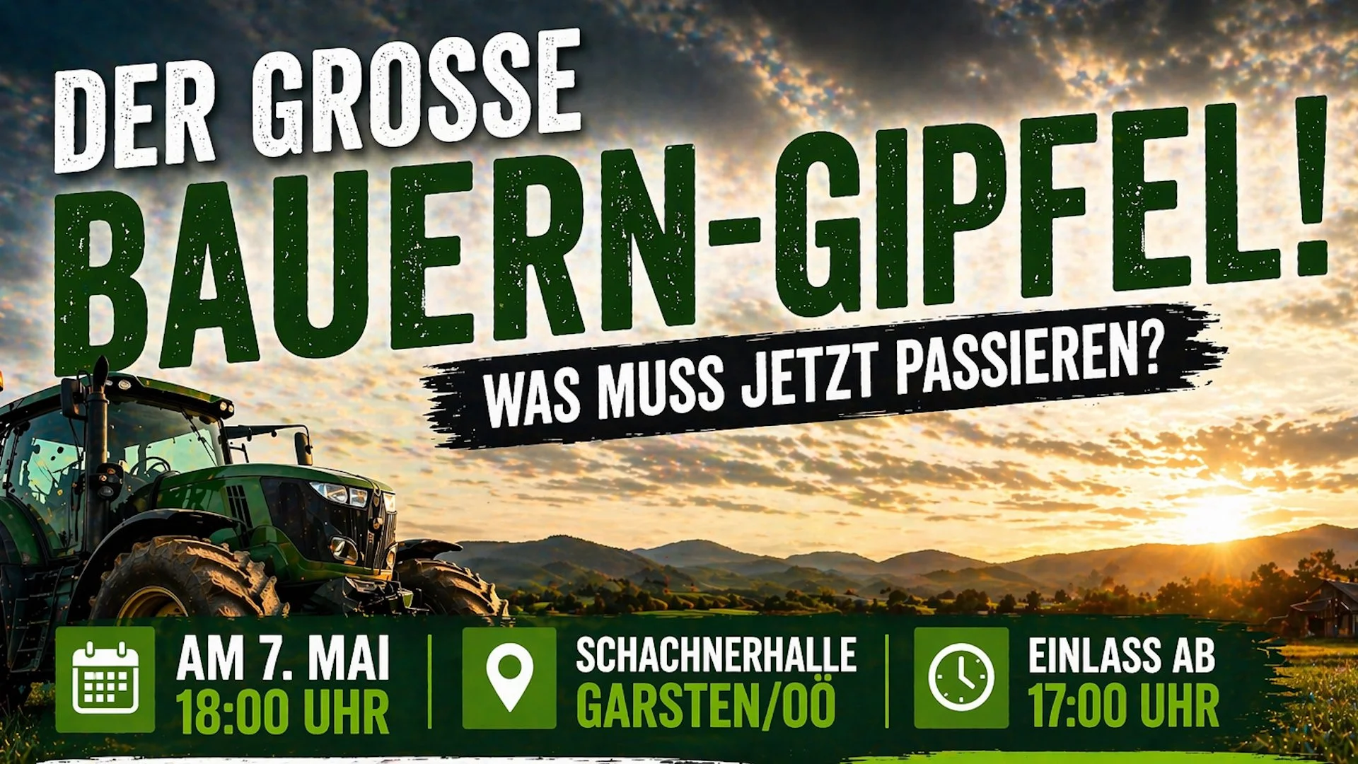 Großer Bauern-Gipfel in Garsten!
