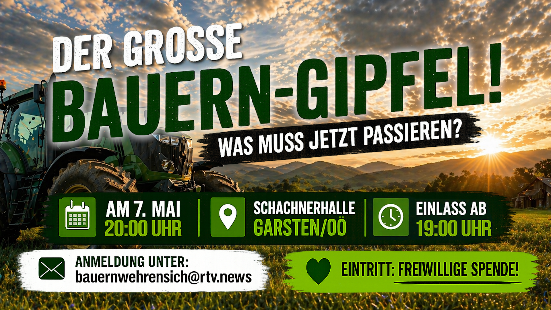 Großer Bauern-Gipfel in Garsten!