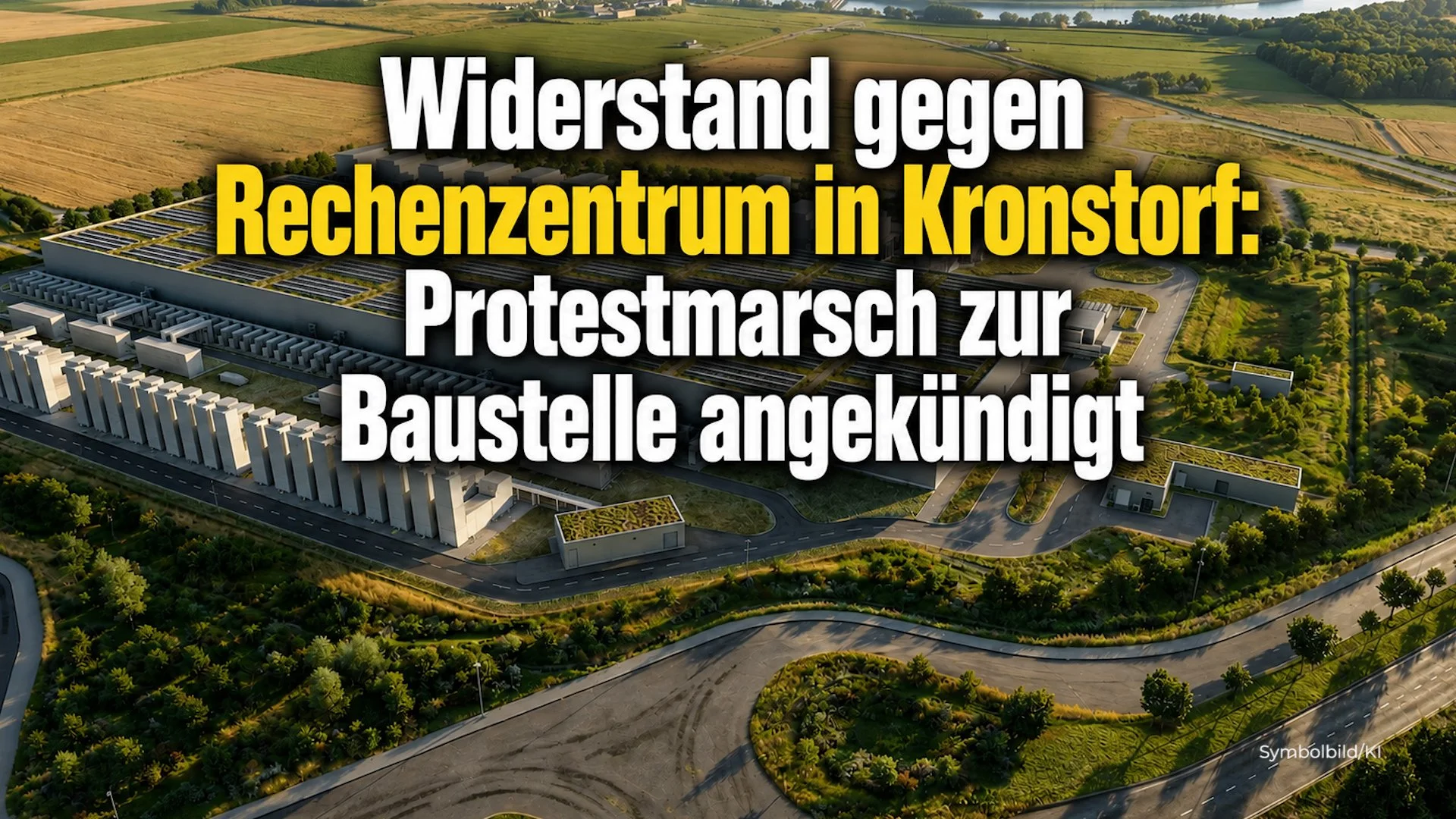 Widerstand gegen Rechenzentrum in Kronstorf: Protestmarsch zur Baustelle angekündigt