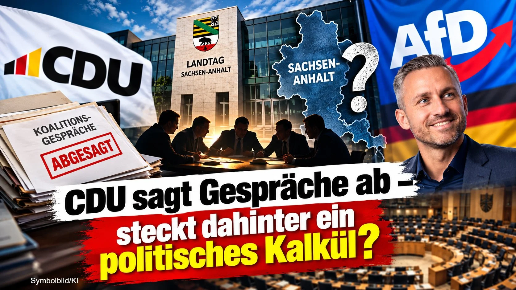CDU sagt Gespräche ab – steckt dahinter ein politisches Kalkül?