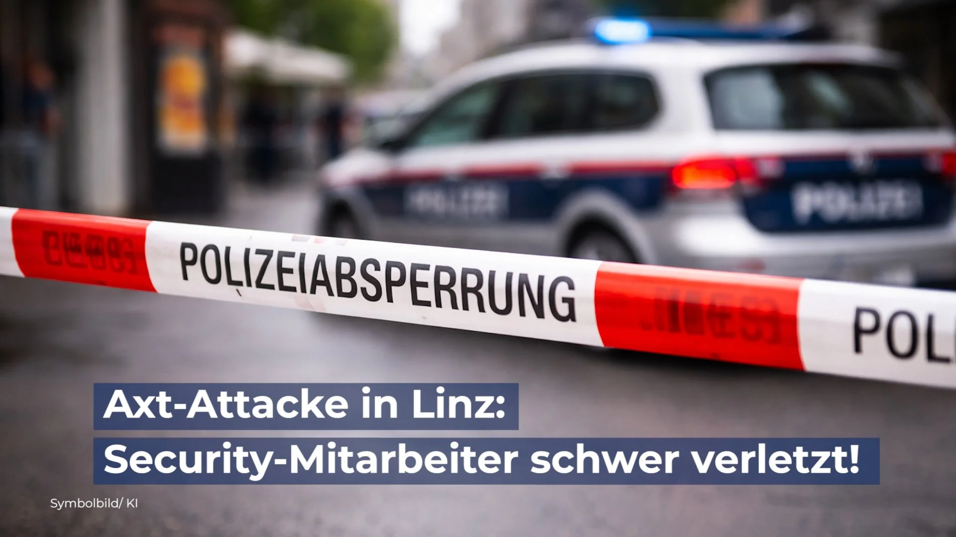 Axt-Attacke in Linz: Security-Mitarbeiter schwer verletzt!