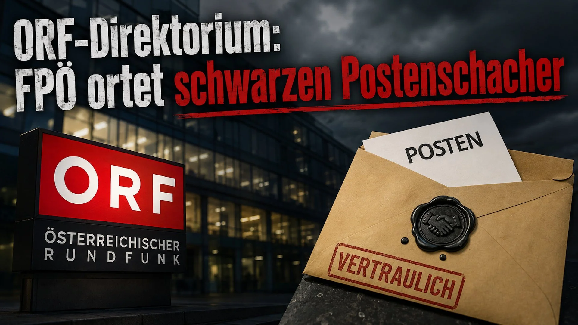 ORF-Direktorium: FPÖ ortet schwarzen Postenschacher
