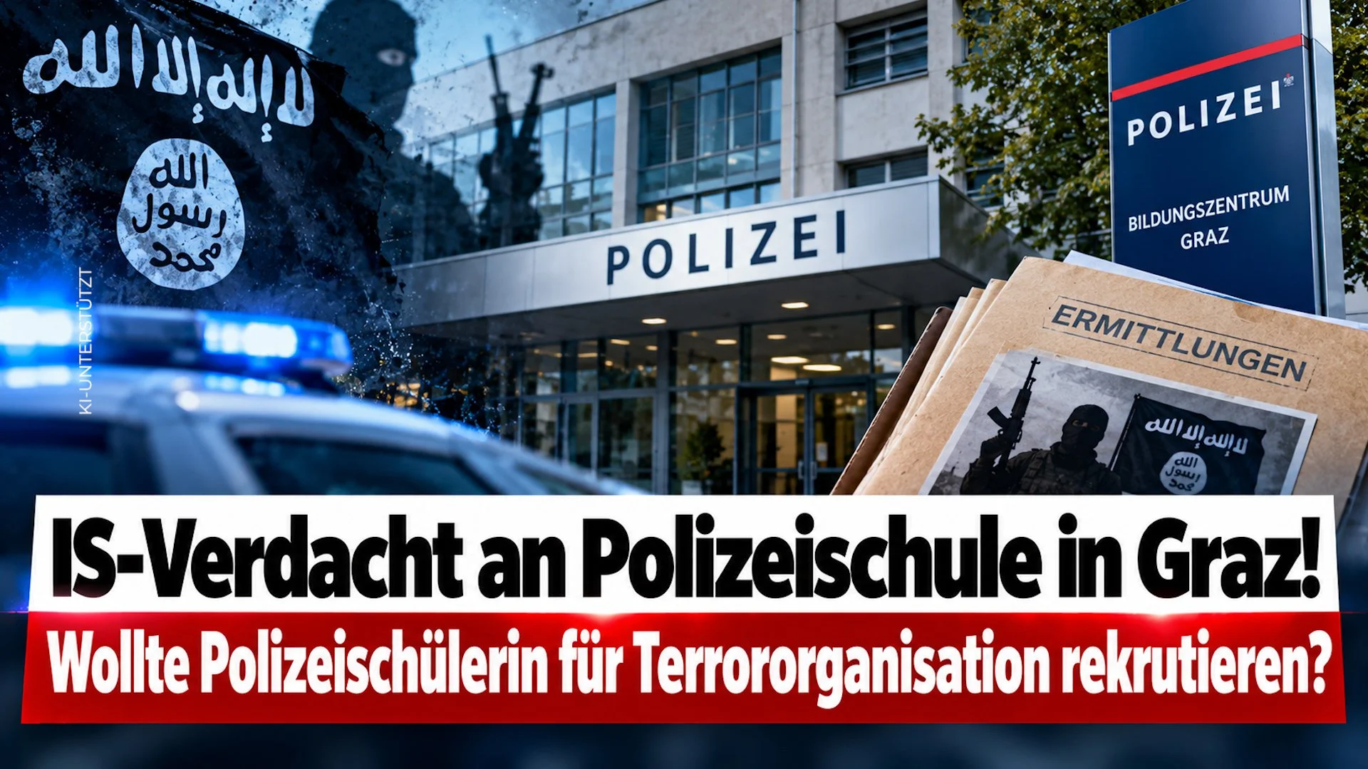 IS-Verdacht an Polizeischule! Wollte Polizeischülerin für Terrororganisation rekrutieren?