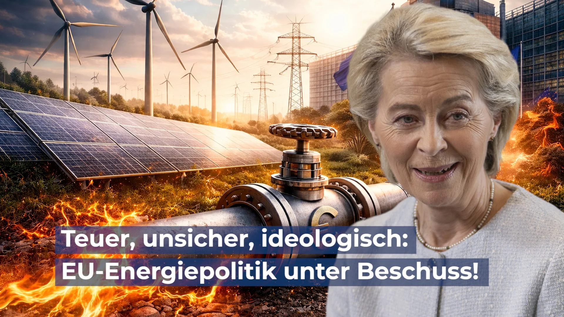 Teuer, unsicher, ideologisch: EU-Energiepolitik unter Beschuss!“
