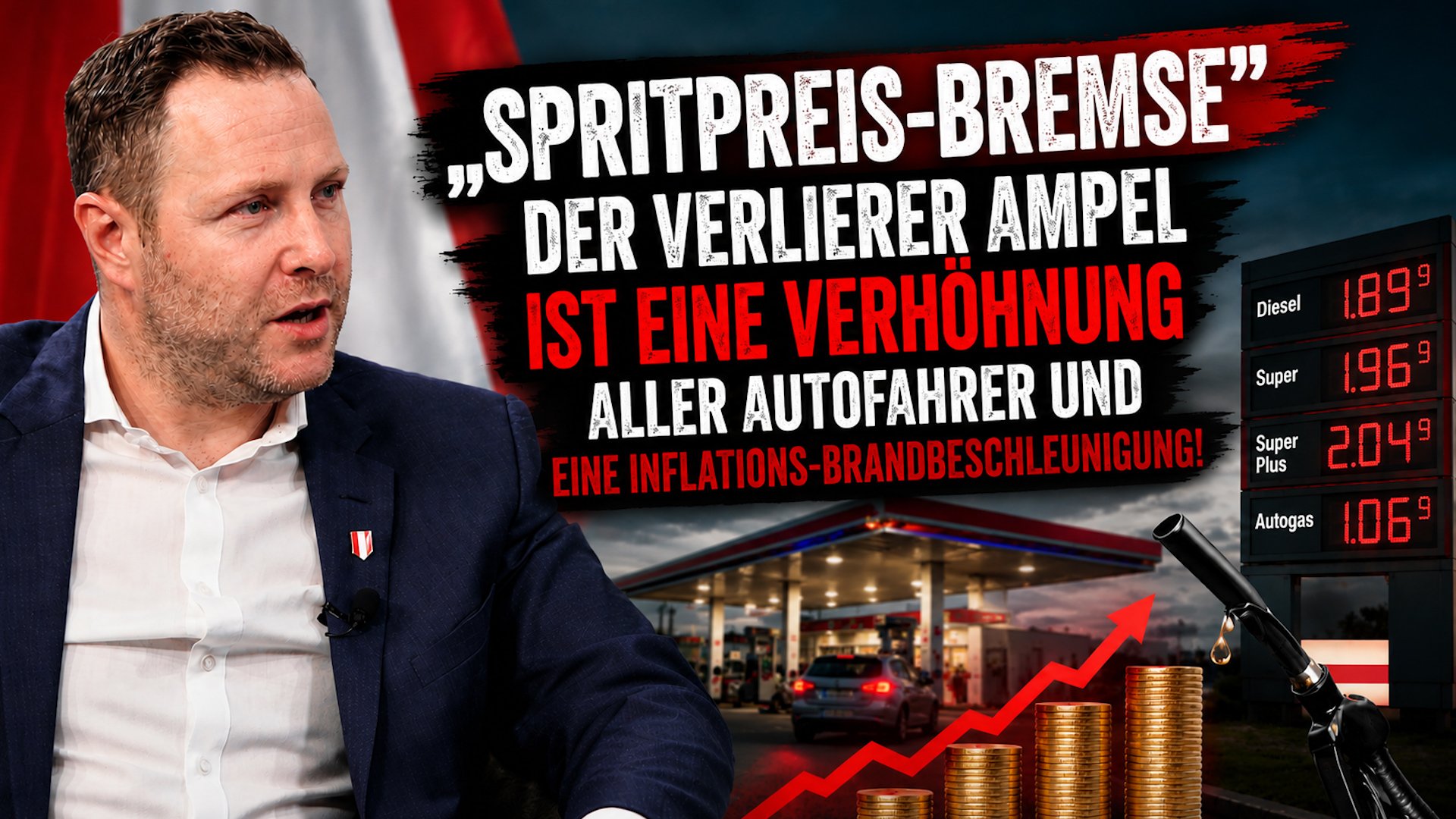 "Spritpreis-Bremse" der Verlierer Ampel ist eine Verhöhnung aller Autofahrer und eine Inflations-Brandbeschleunigung!