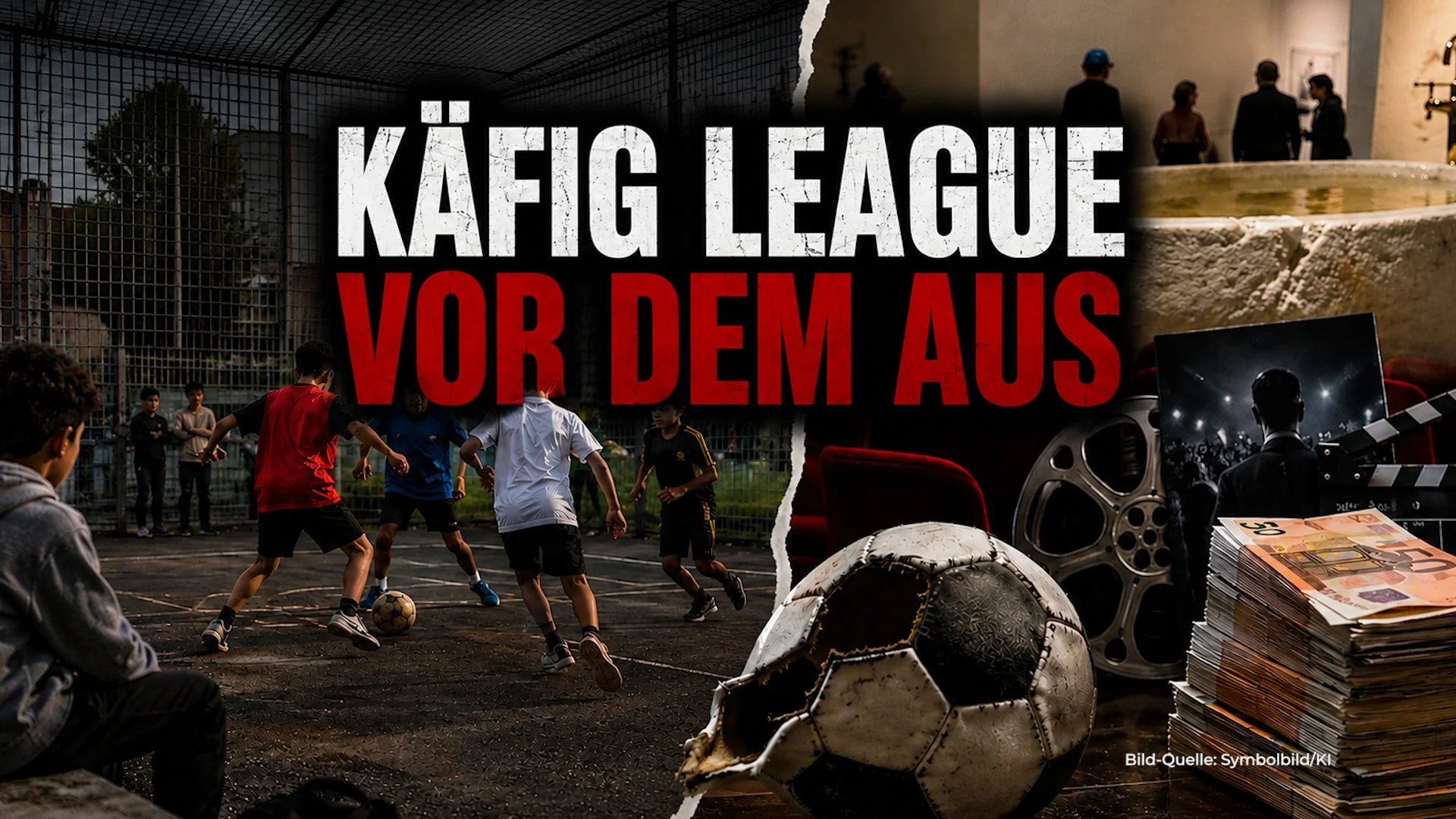 Käfig League vor dem Aus Die Caritas warnt vor den Folgen, das Ministerium verweist auf Sparvorgaben im Budget