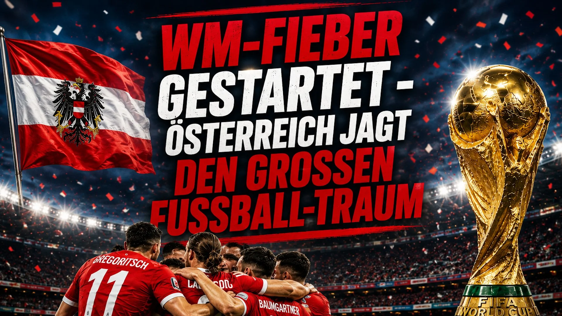 WM-Fieber gestartet - Österreich jagt den großen Fußball-Traum