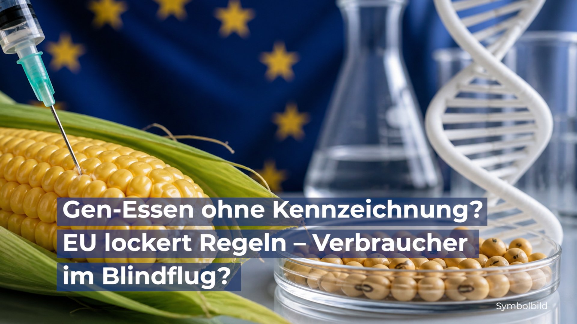 Gen-Essen ohne Kennzeichnung? - EU lockert Regeln – Verbraucher im Blindflug?