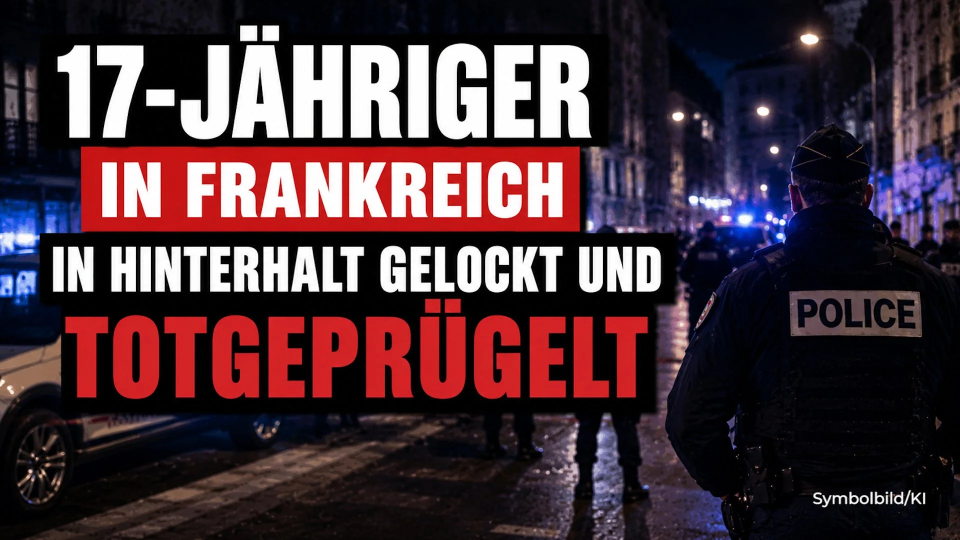 Nächster Migranten-Mord schockt Europa! - 17-jähriger in Frankreich in Hinterhalt gelockt und totgeprügelt