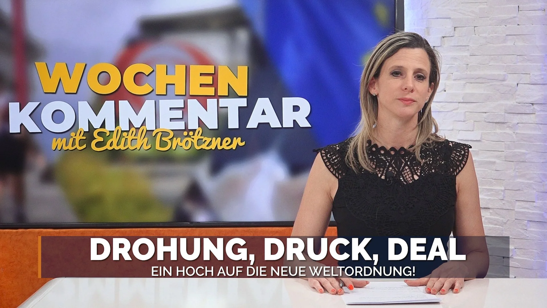 Drohung, Druck, Deal – ein Hoch auf die neue Weltordnung