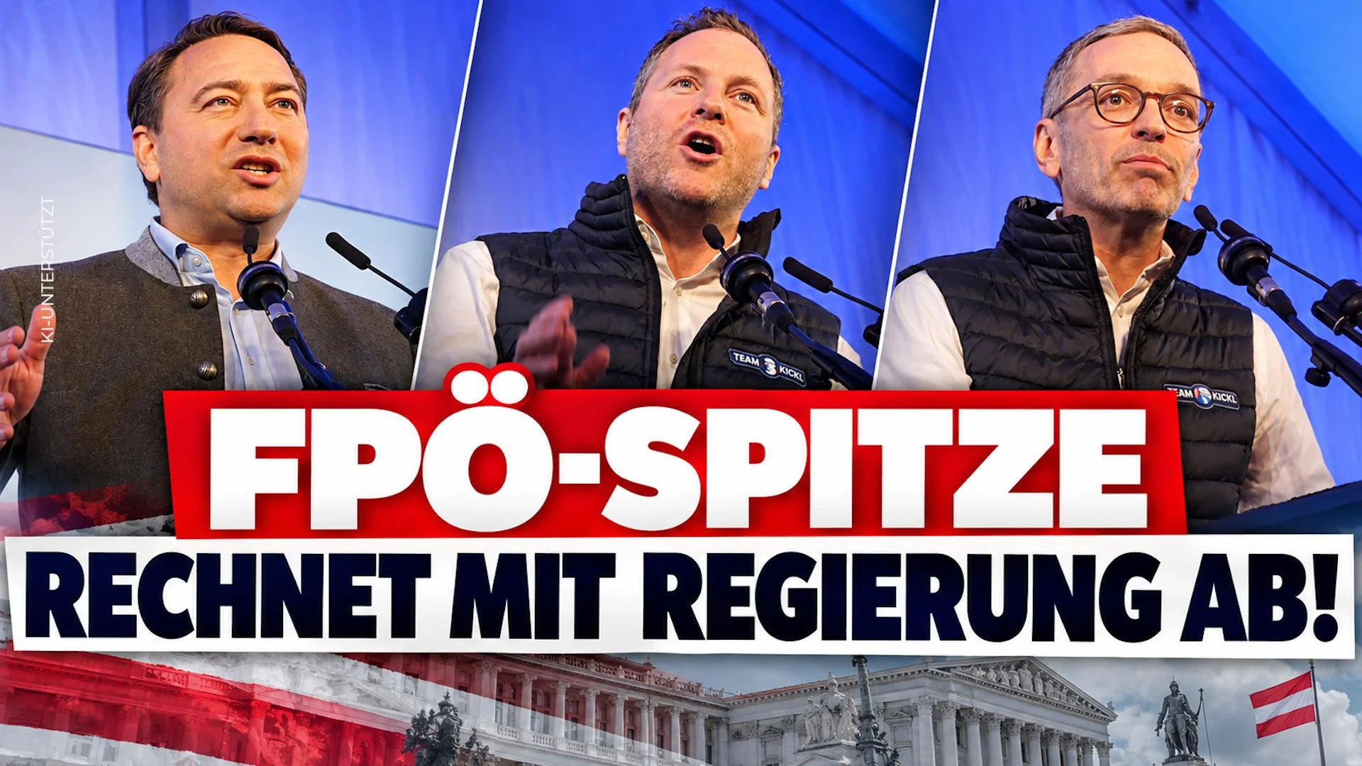 FPÖ-Spitze rechnet mit Regierung ab! - Kickl will Neuwahlen, Haimbuchner den Landeshauptmann!