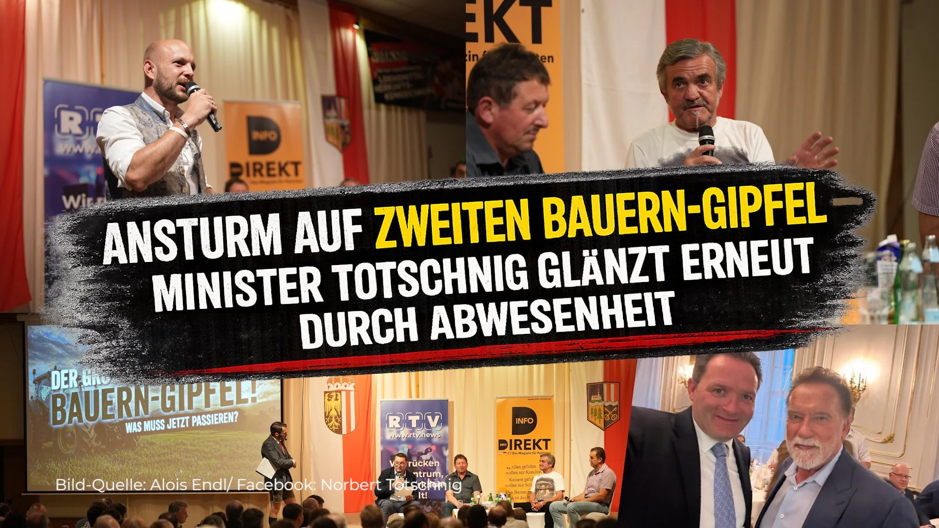 Ansturm auf zweiten Bauern-Gipfel – Minister Totschnig glänzt erneut durch Abwesenheit