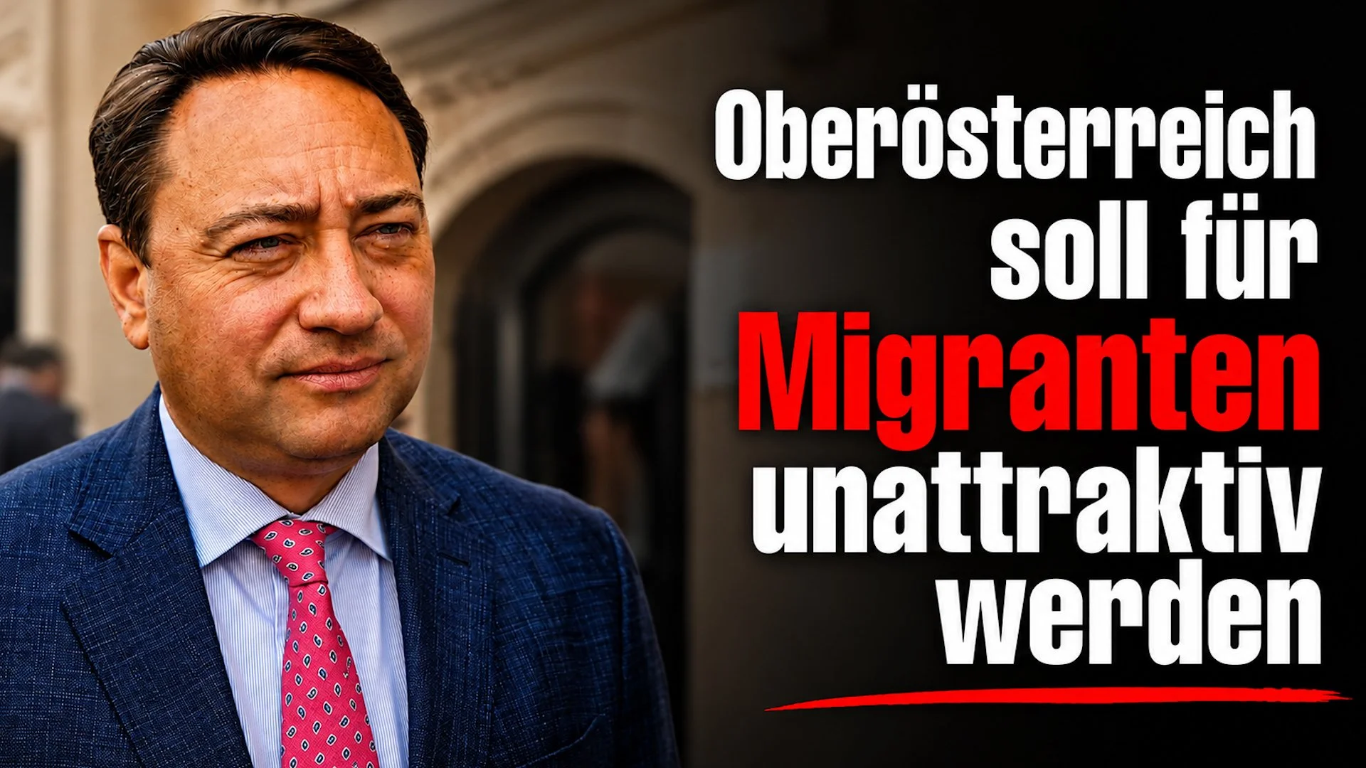 Oberösterreich soll für Migranten unattraktiv werden - Haimbuchner wirbt auf Heimatlandtour in Steyr für eine harte Migrationspolitik