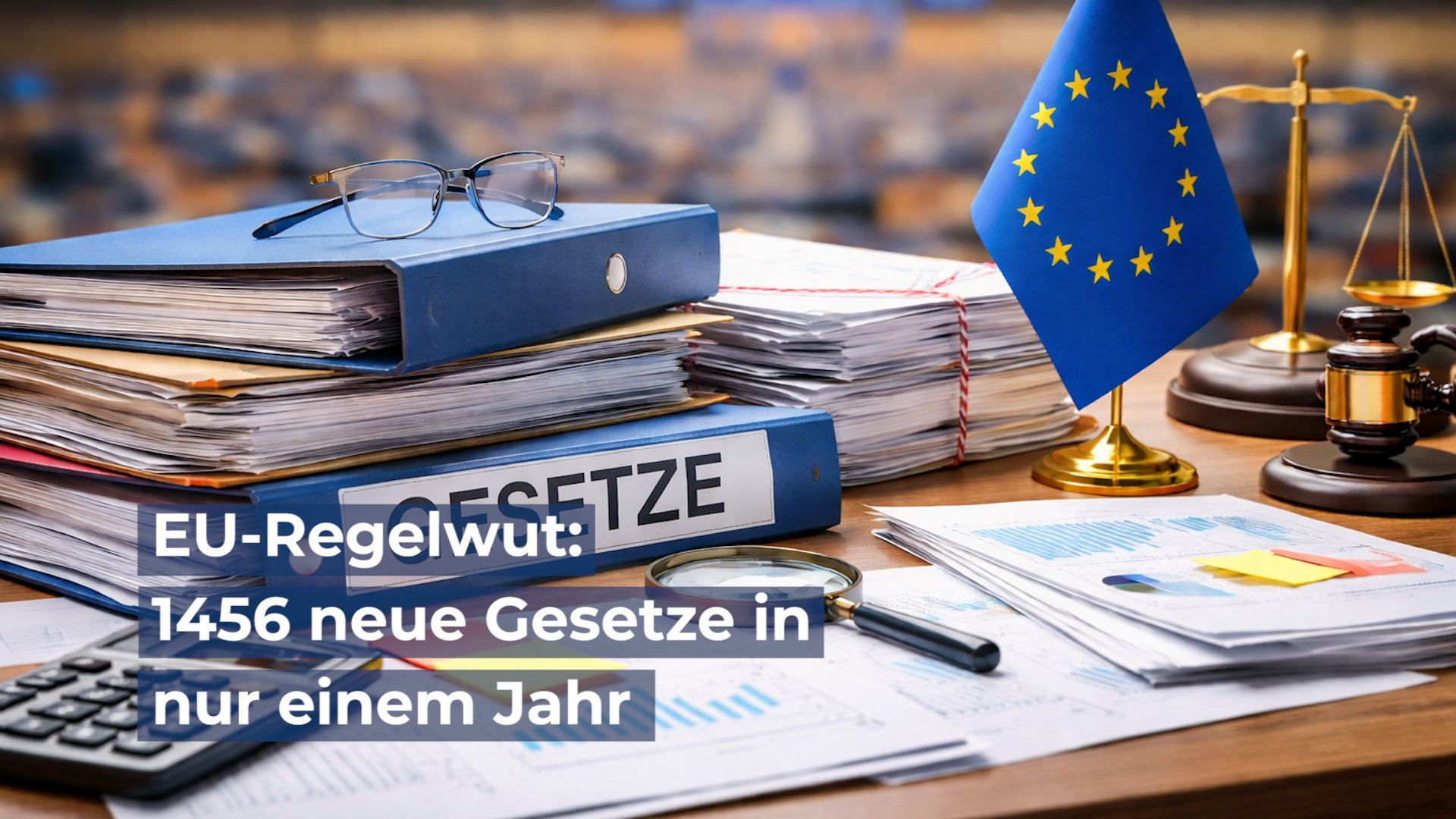 EU-Regelwut: 1456 neue Gesetze in nur einem Jahr