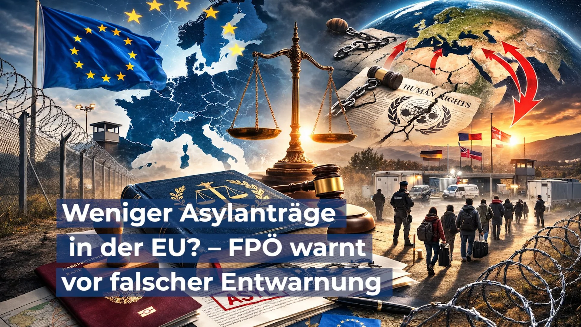 Weniger Asylanträge in der EU? – FPÖ warnt vor falscher Entwarnung
