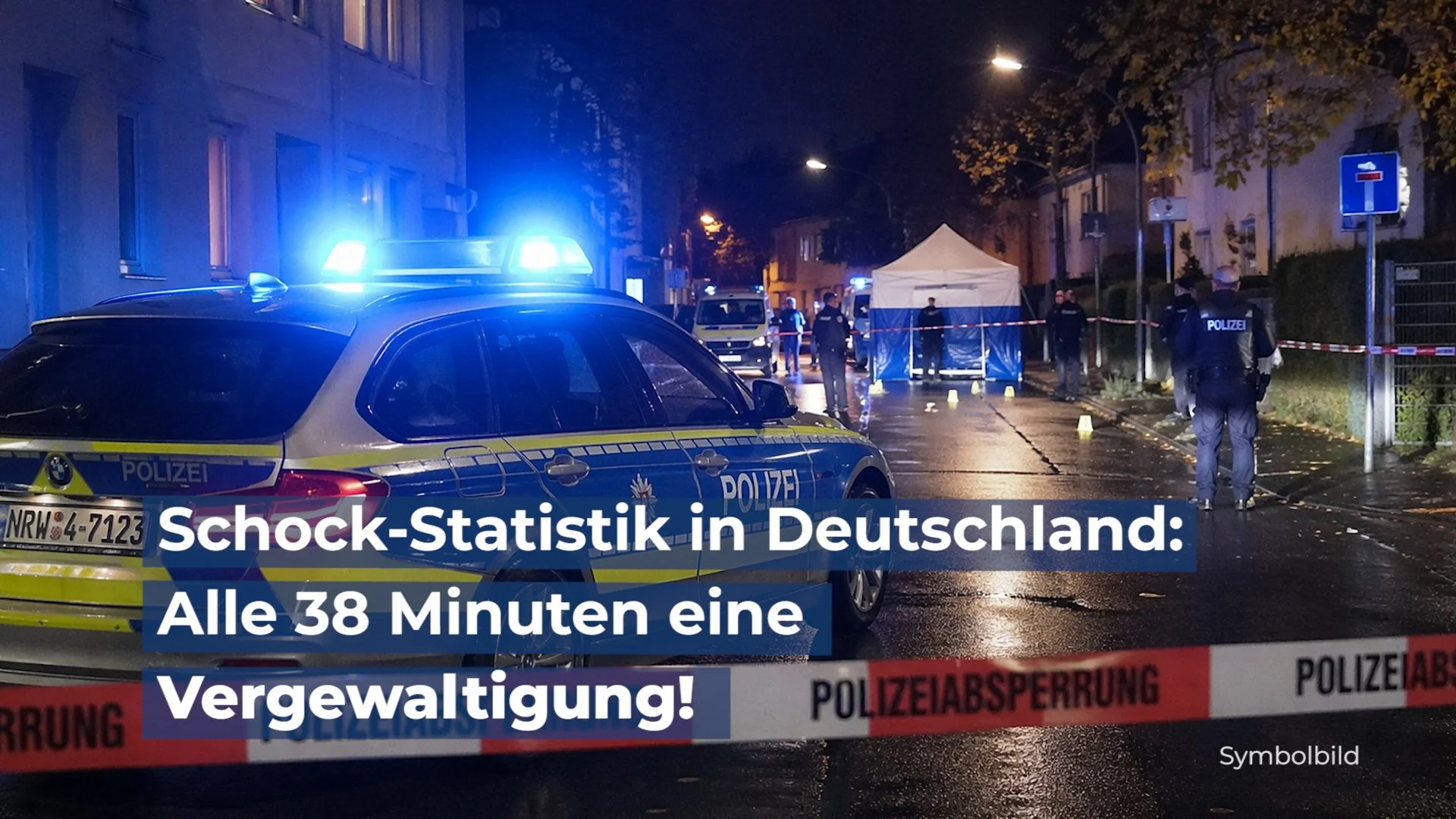 Alle 38 Minuten eine Vergewaltigung - Schock-Statistik in Deutschland