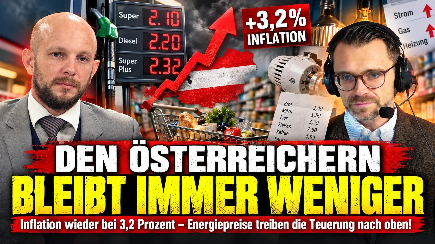 Den Österreichern bleibt immer weniger!