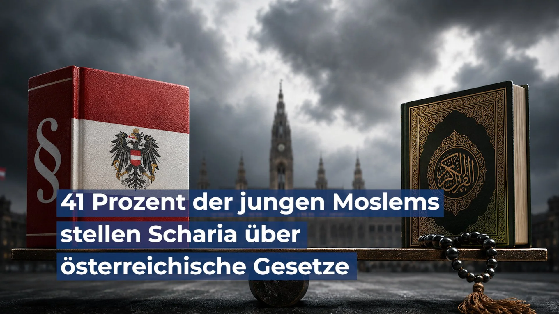 41 Prozent der jungen Moslems stellen Scharia über österreichische Gesetze