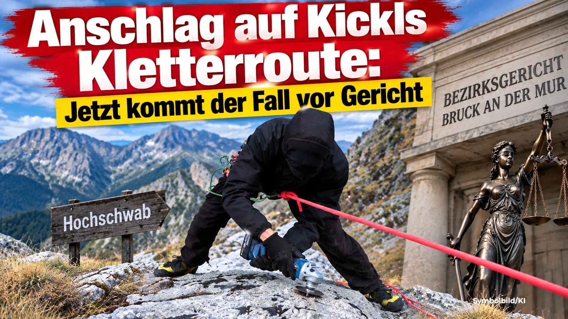 Anschlag auf Kickls Kletterroute: Jetzt kommt der Fall vor Gericht