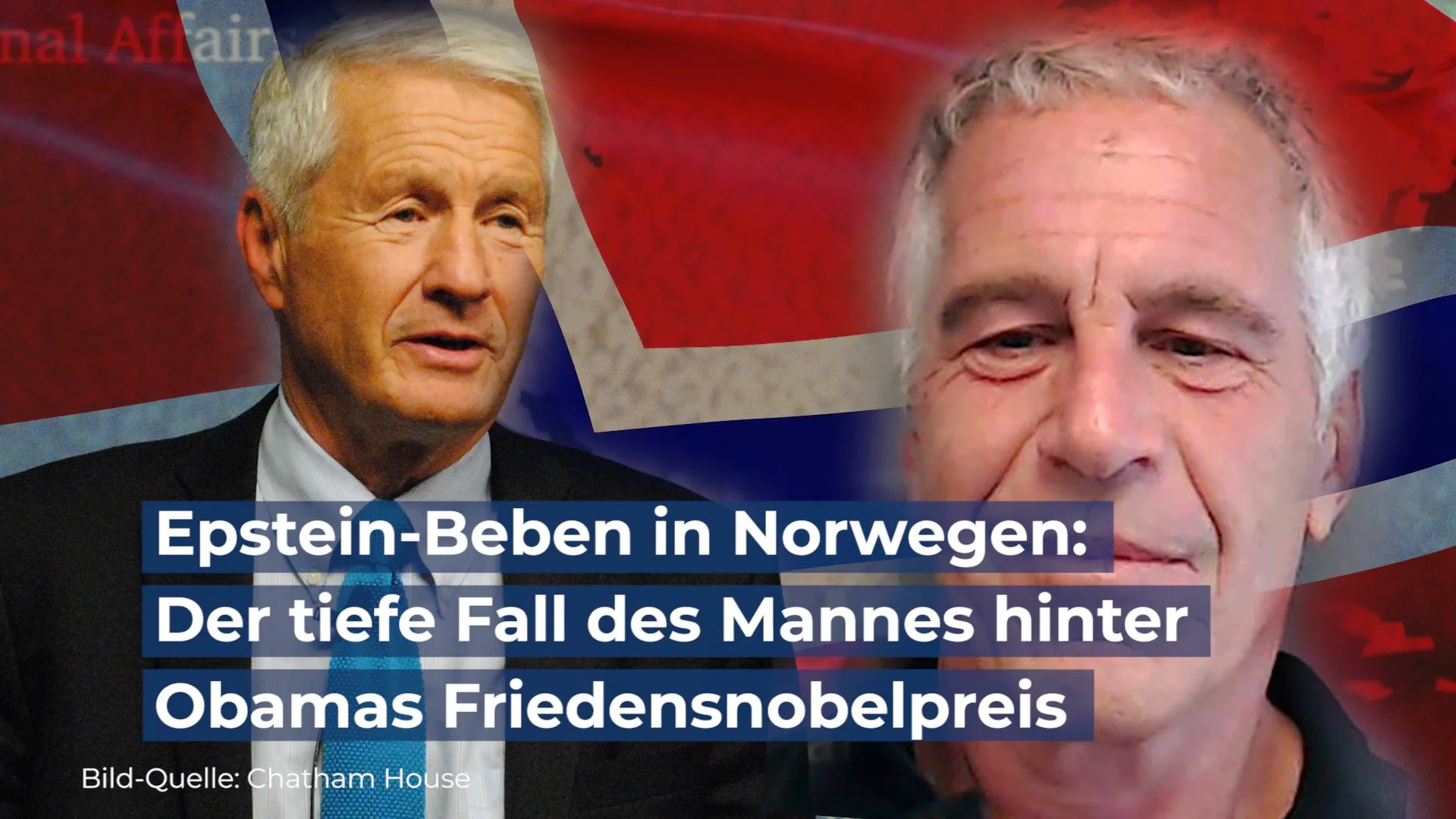 Epstein-Beben in Norwegen: Der tiefe Fall des Mannes hinter Obamas Friedensnobelpreis