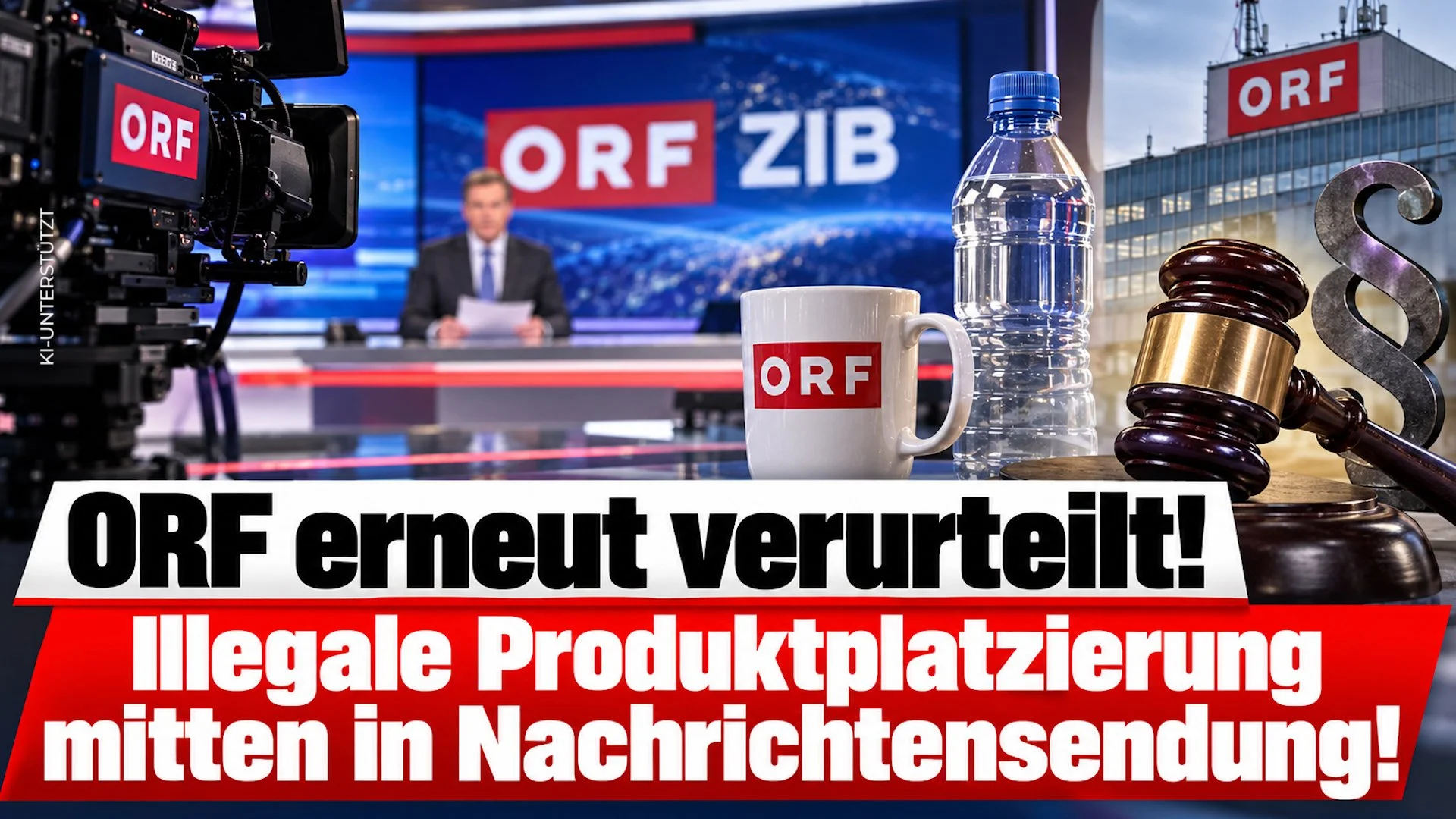 ORF erneut verurteilt! Illegale Produktplatzierung mitten in Nachrichtensendung!