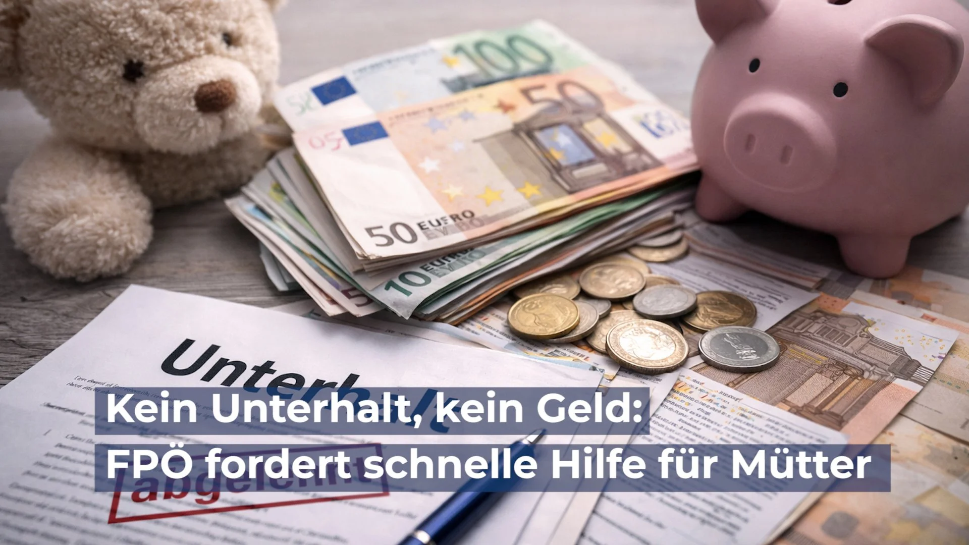 Kein Unterhalt, kein Geld: FPÖ fordert schnelle Hilfe für Mütter