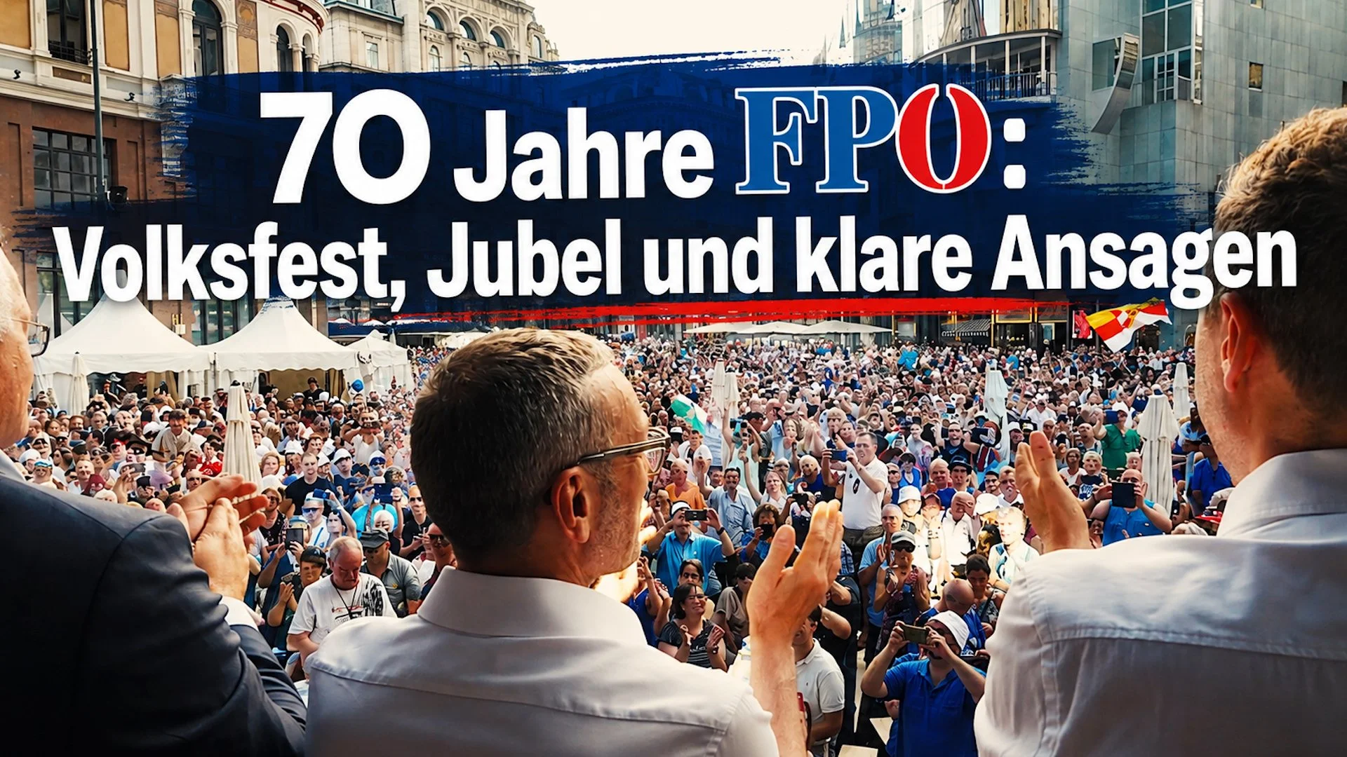 70 Jahre FPÖ: Volksfest, Jubel und klare Ansagen
