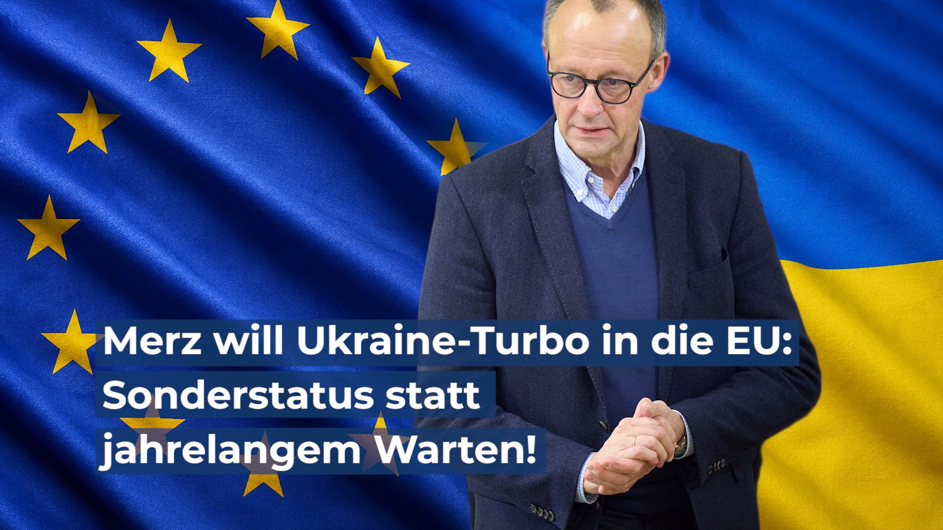 Merz will Ukraine-Turbo in die EU: Sonderstatus statt jahrelangem Warten!