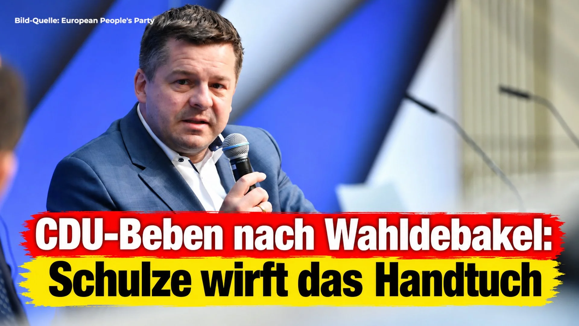 CDU-Beben nach Wahldebakel: Schulze wirft das Handtuch