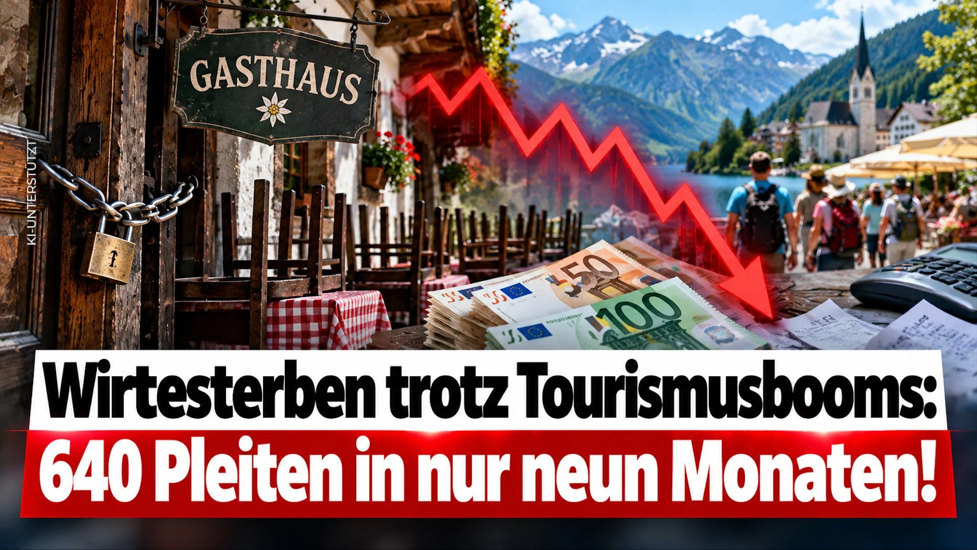 Wirtesterben trotz Tourismusbooms: 640 Pleiten in nur neun Monaten!