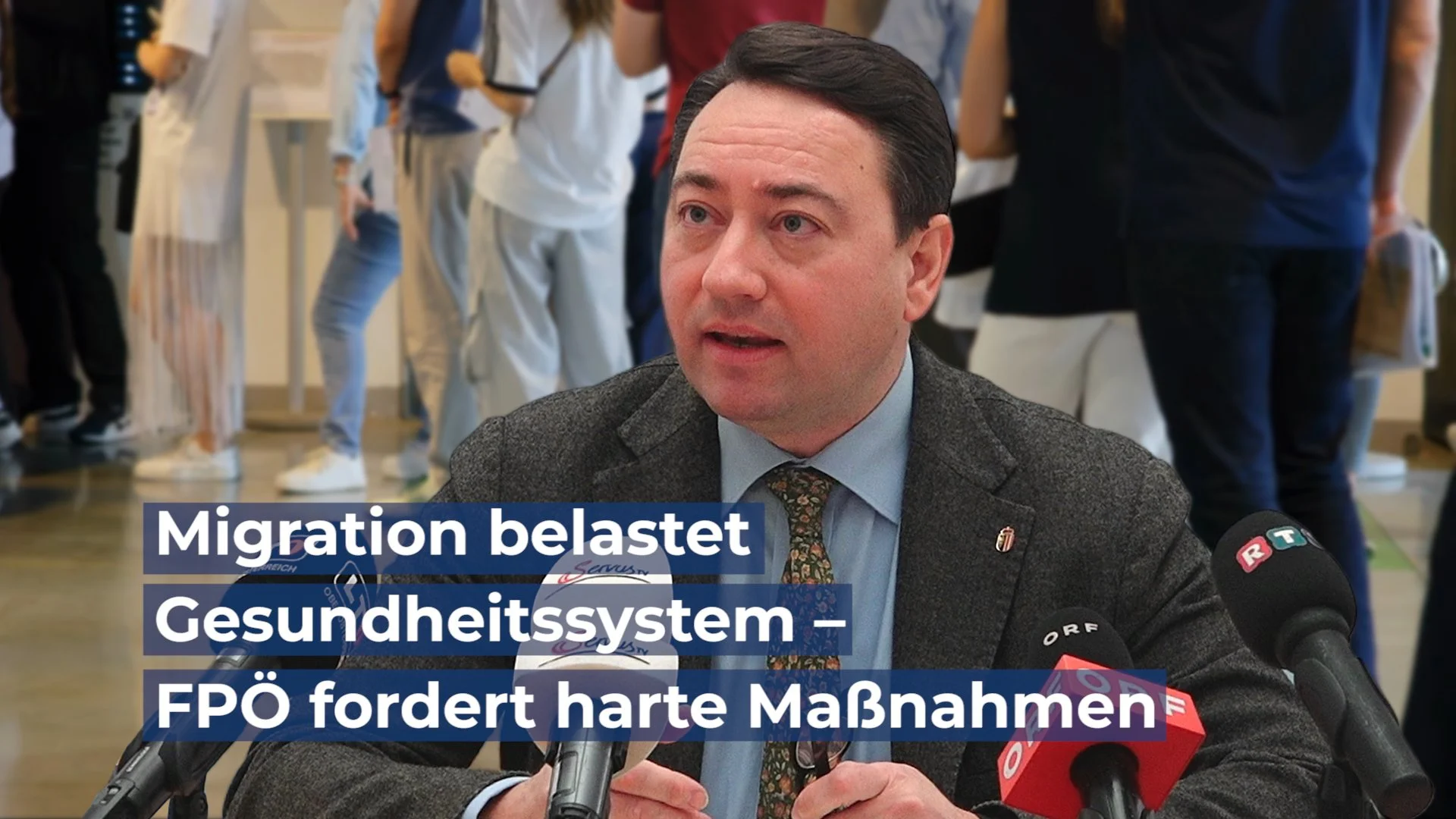 Migration belastet Gesundheitssystem - FPÖ fordert harte Maßnahmen