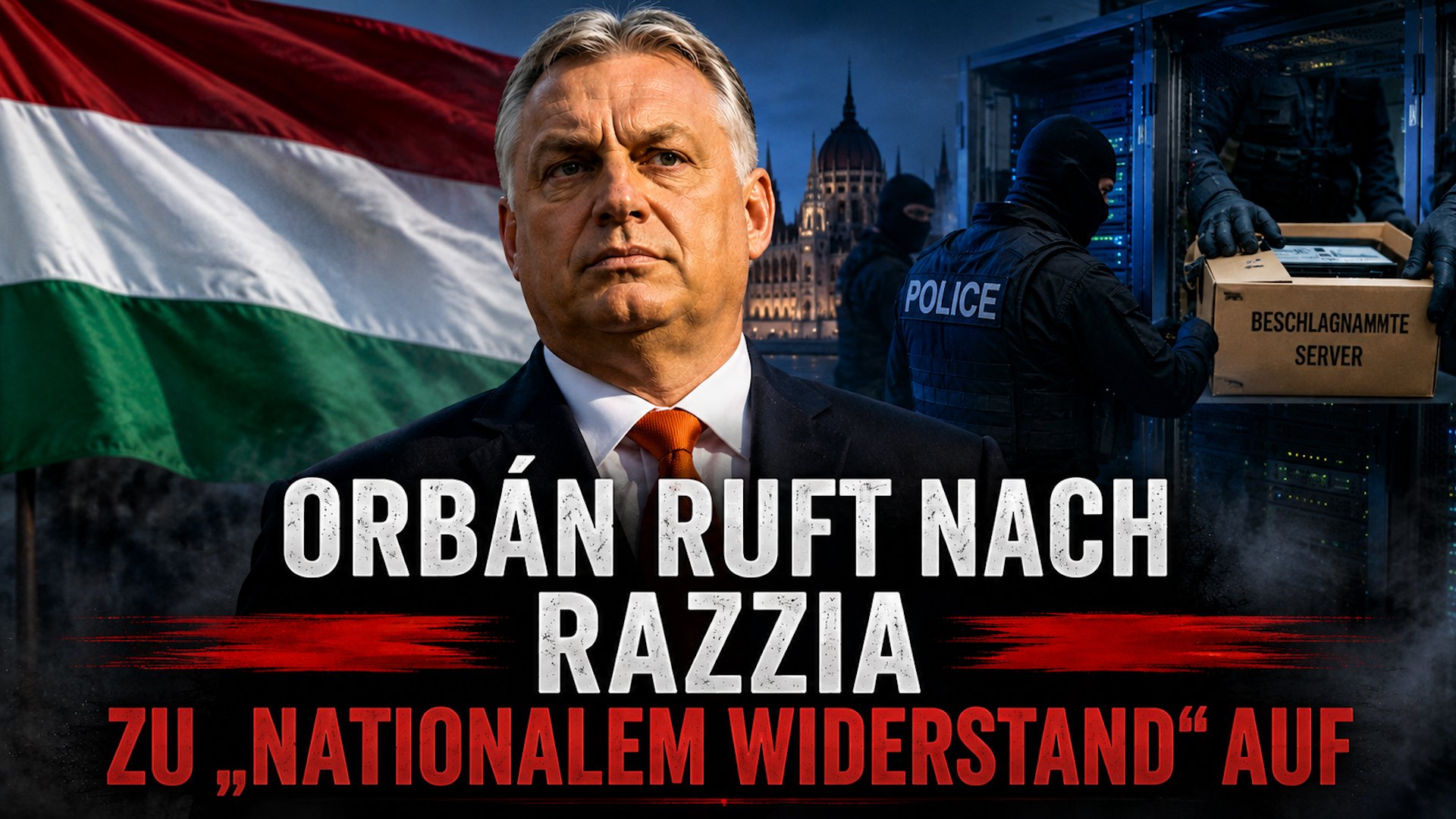 Orbán ruft nach Razzia zu „nationalem Widerstand“ auf