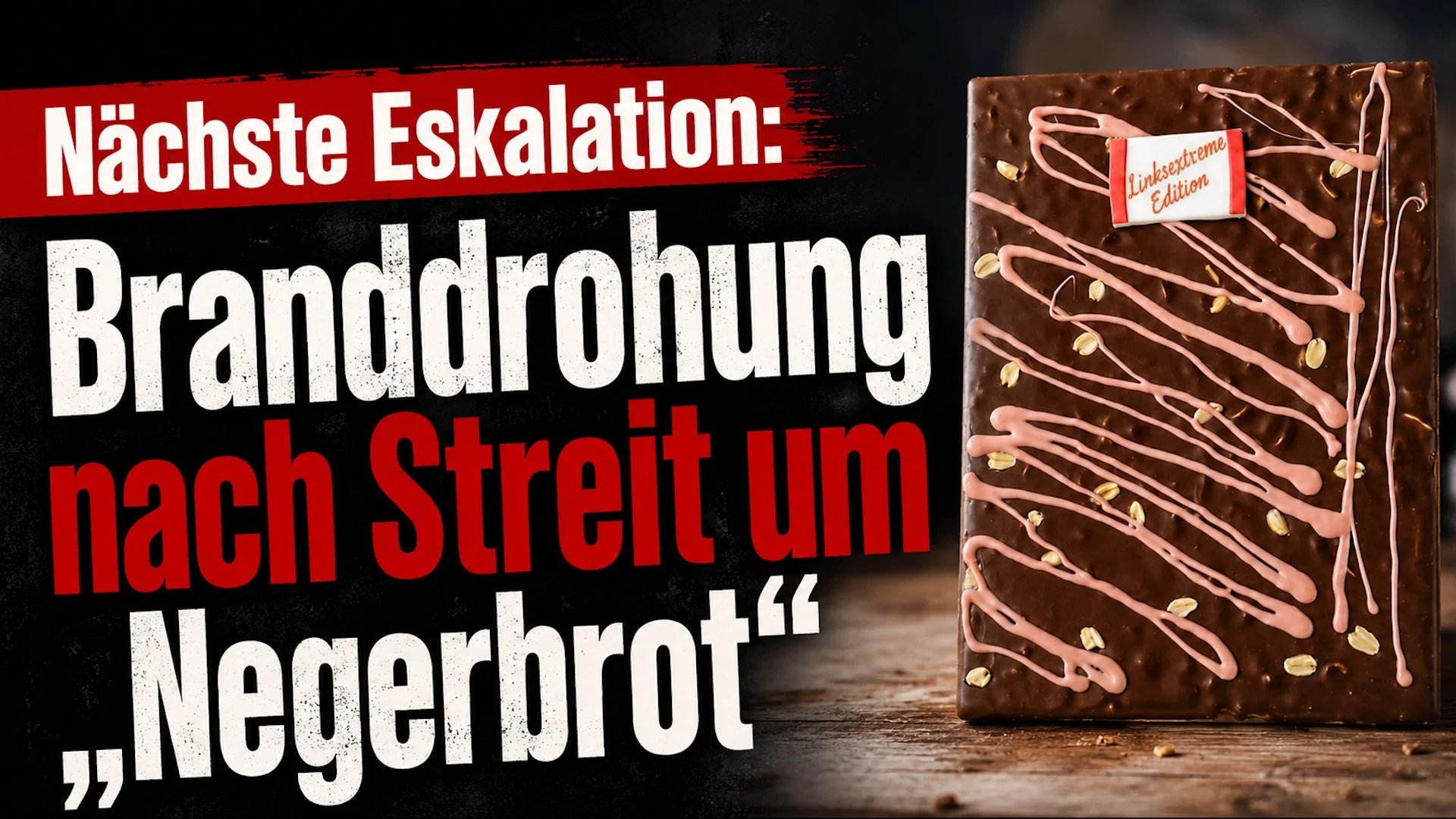 Nächste Eskalation: Branddrohung nach Streit um „Negerbrot“
