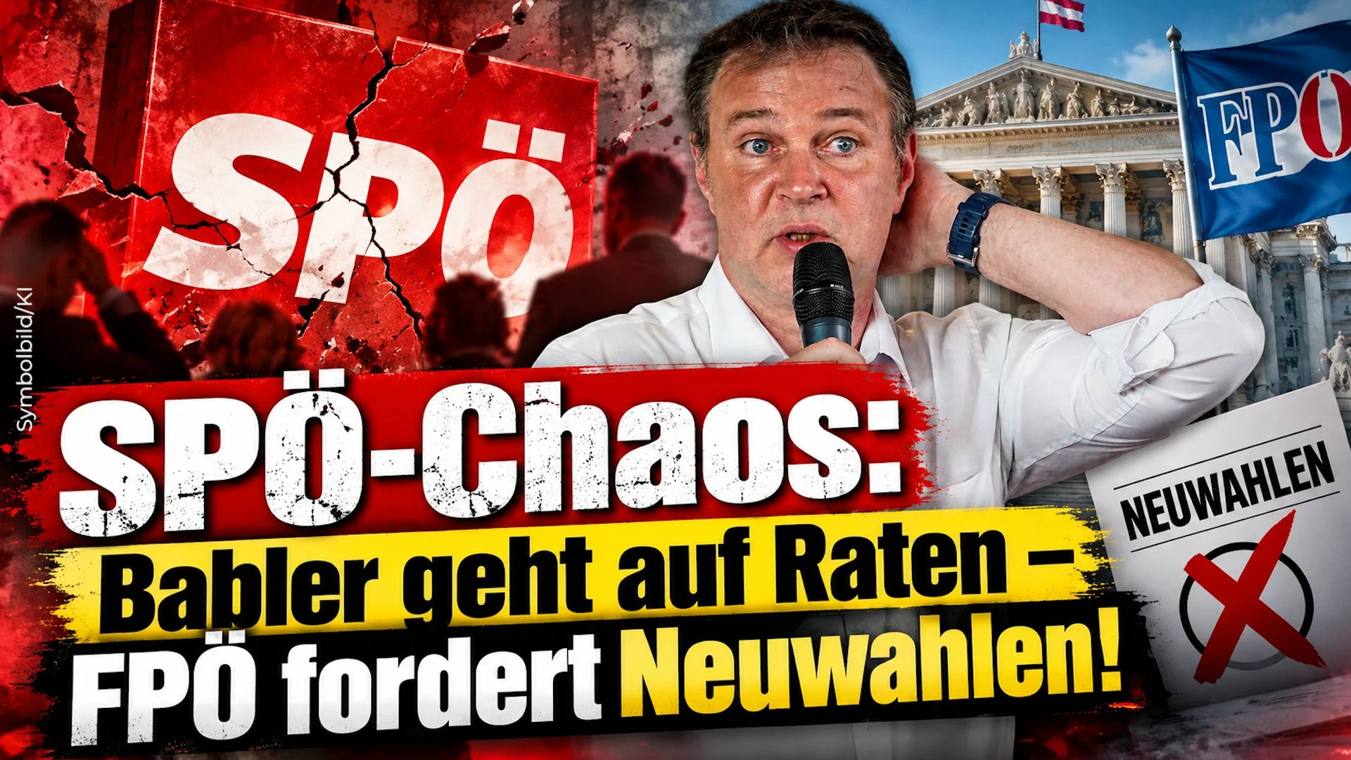 SPÖ-Chaos: Babler geht auf Raten – FPÖ fordert Neuwahlen!