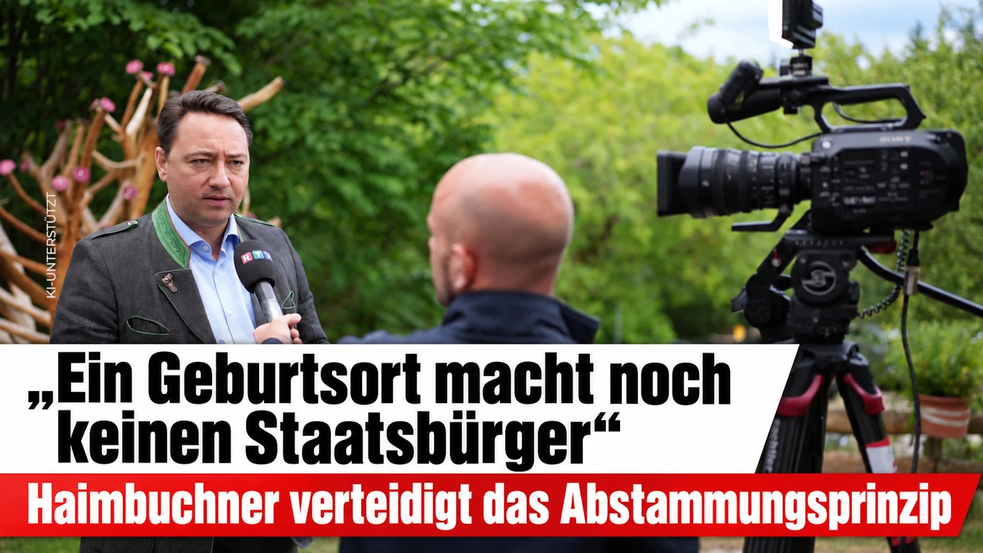 „Ein Geburtsort macht noch keinen Staatsbürger“ Haimbuchner verteidigt das Abstammungsprinzip