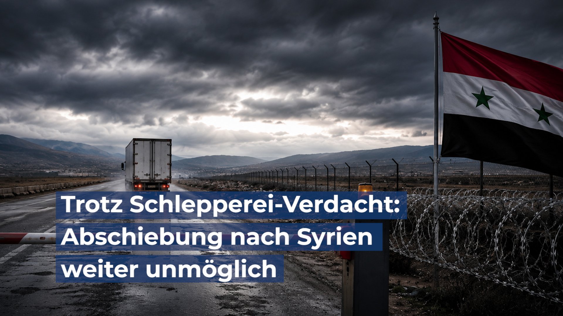 Trotz Schlepperei-Verdacht: Abschiebung nach Syrien weiter unmöglich