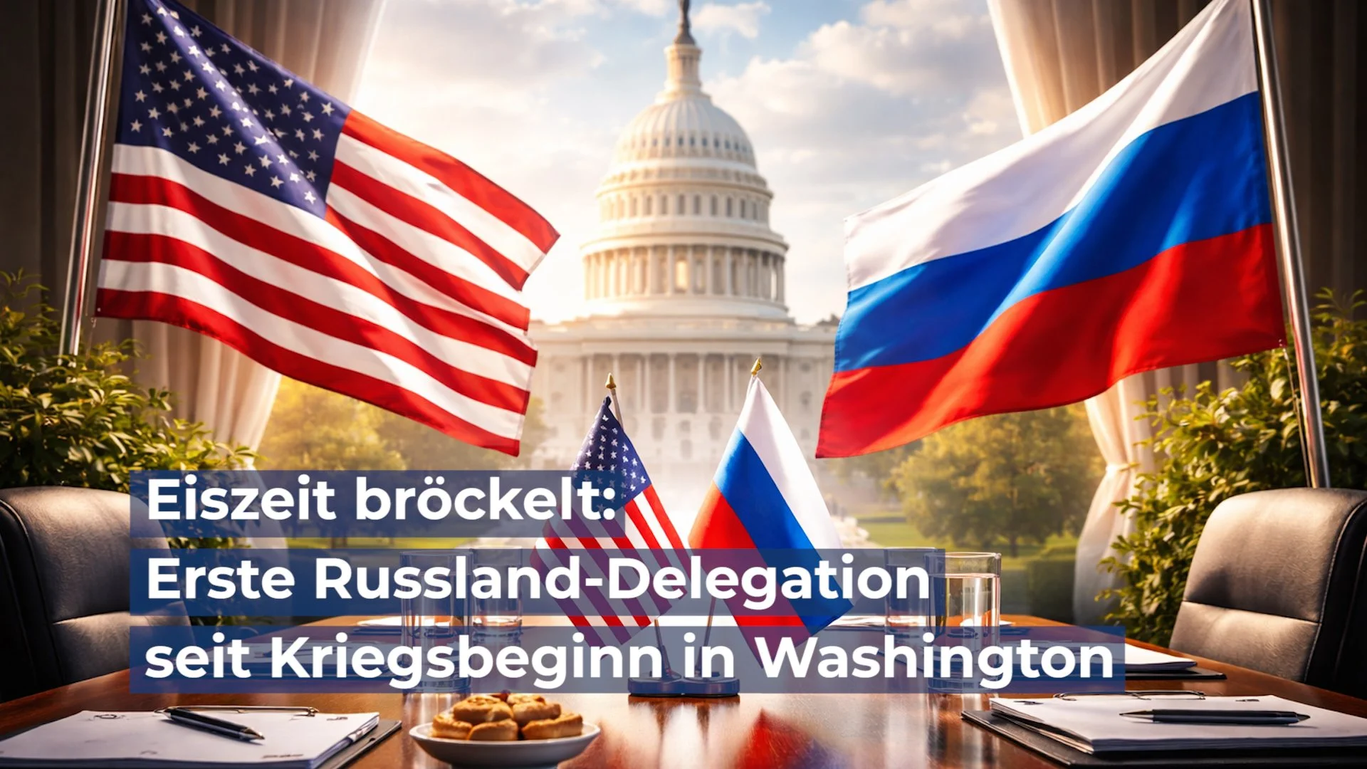 Eiszeit bröckelt: Erste Russland-Delegation seit Kriegsbeginn in Washington